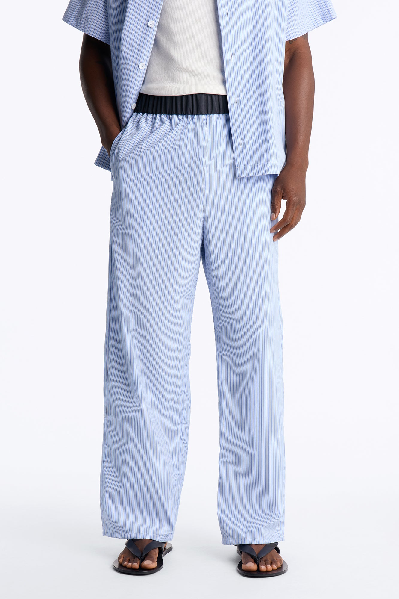 Nocturnal Stripe Baggy Pant - Blue/combo