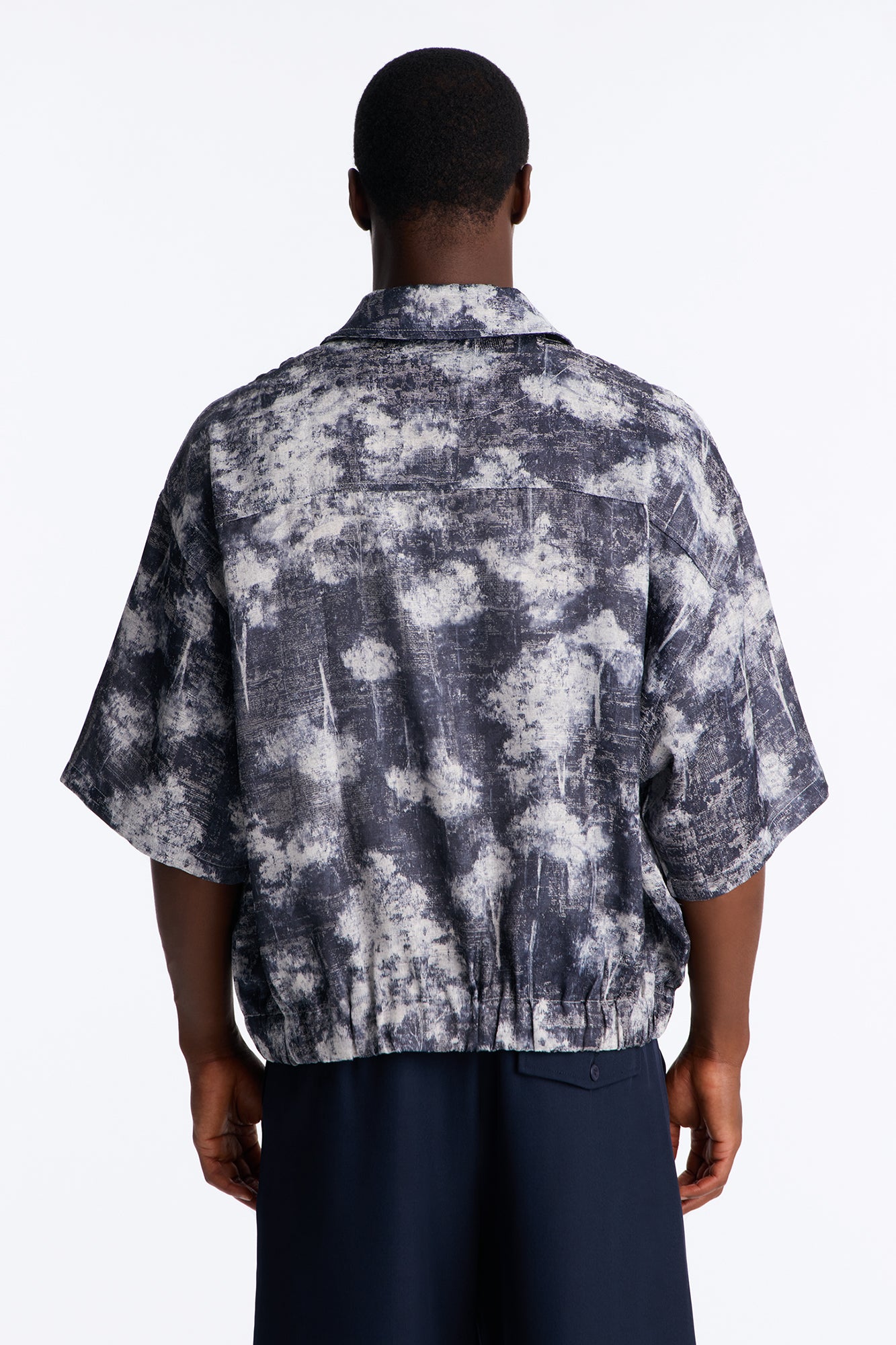 Shadow Grove Johnny Collar Polo - Blue