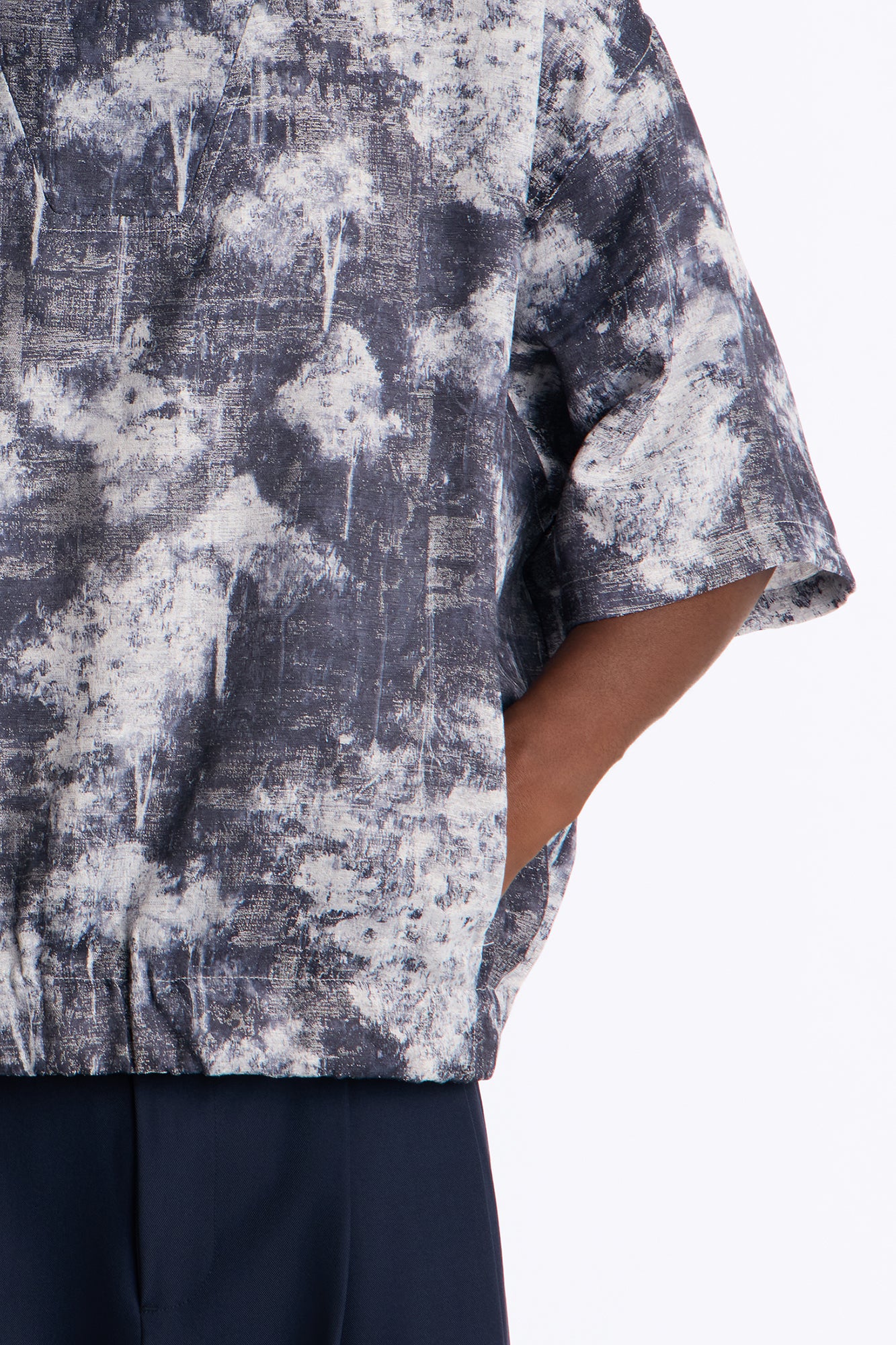 Shadow Grove Johnny Collar Polo - Blue