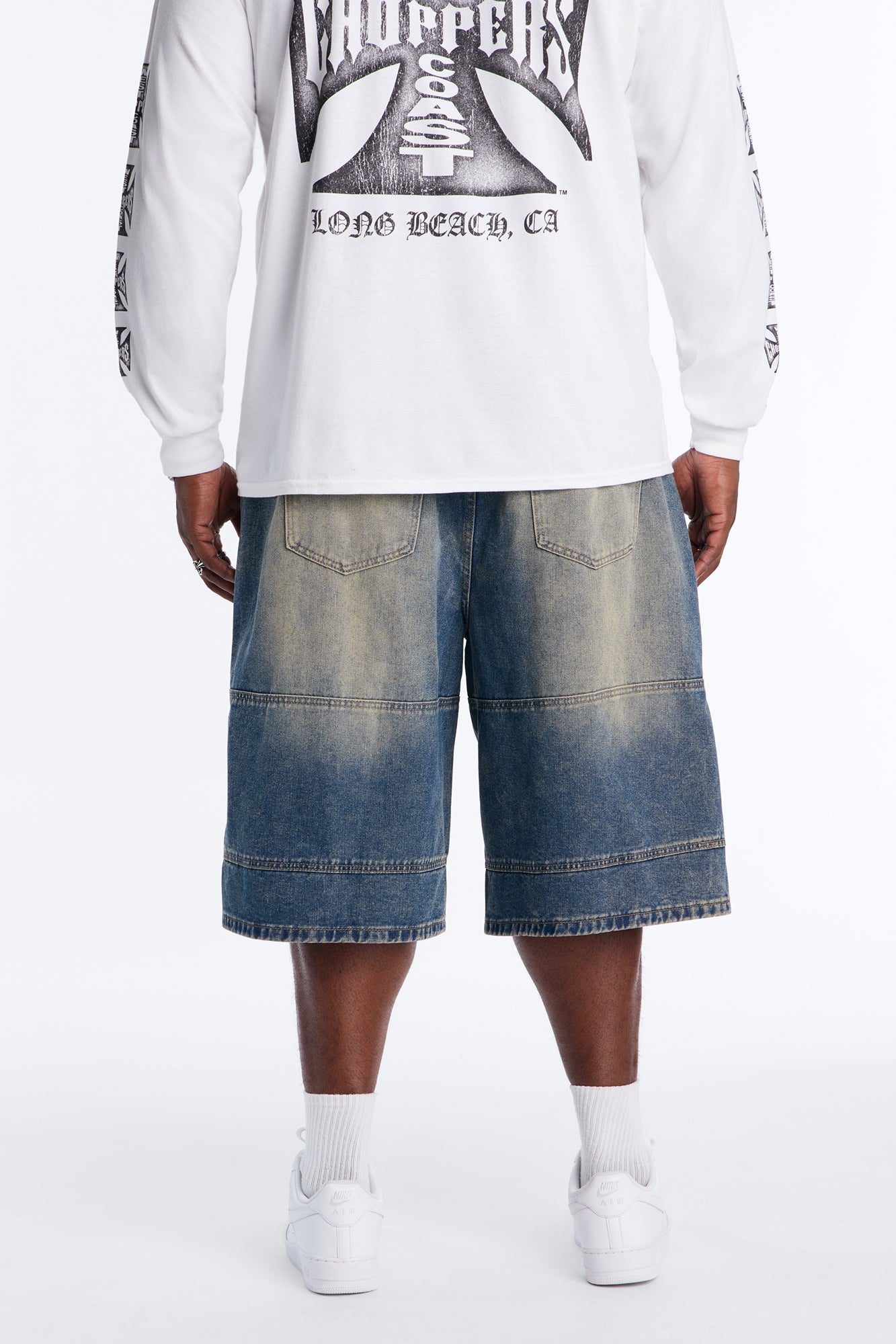 All Day Denim Baggy Denim Short - Medium Wash