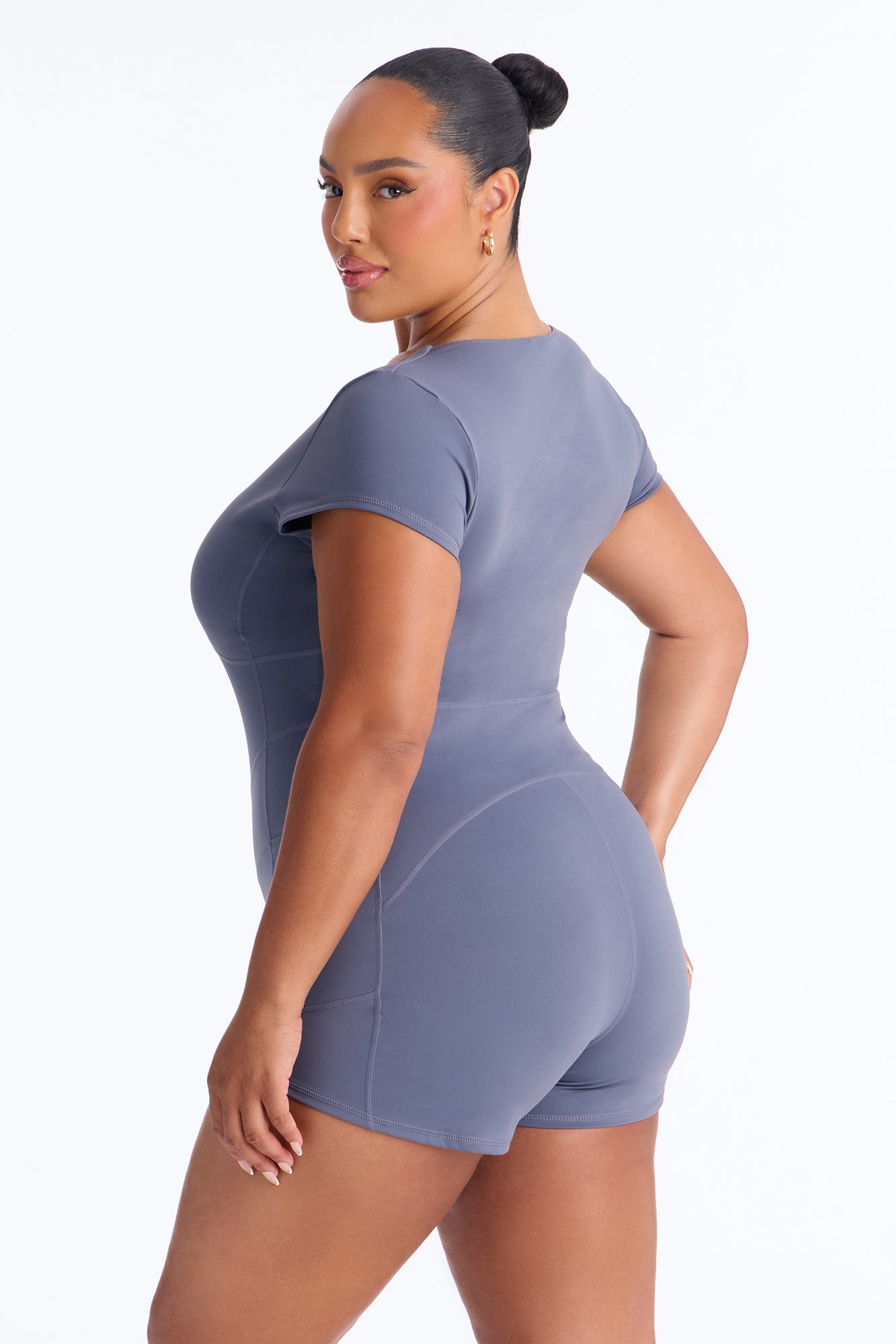 Sweet Sport Short Sleeve Romper - Navy