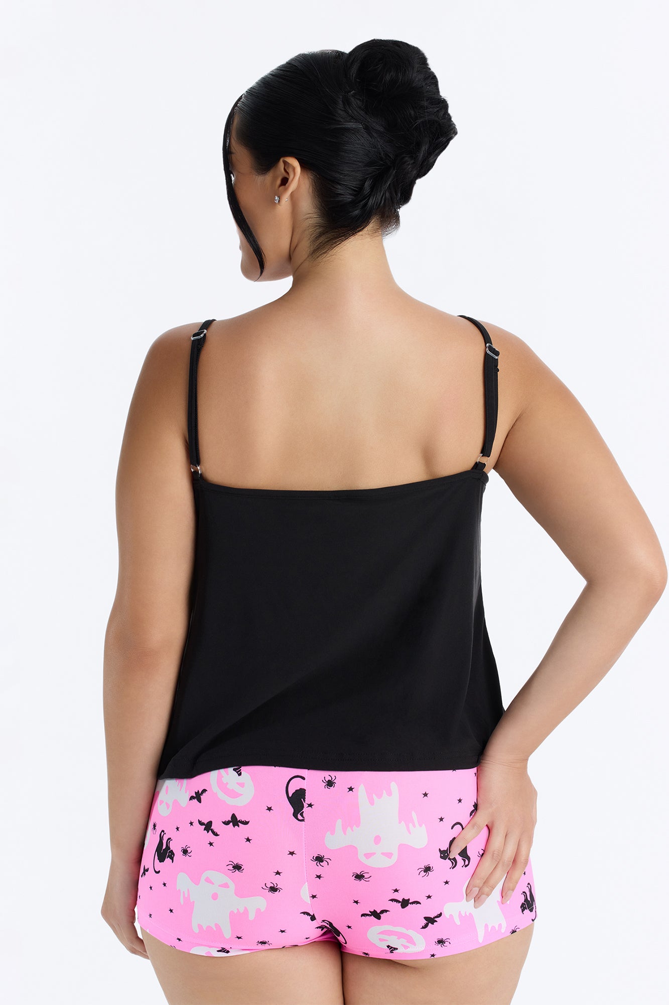 Boo Bitch 2 Piece Cami & Boyshort Set - Black/combo