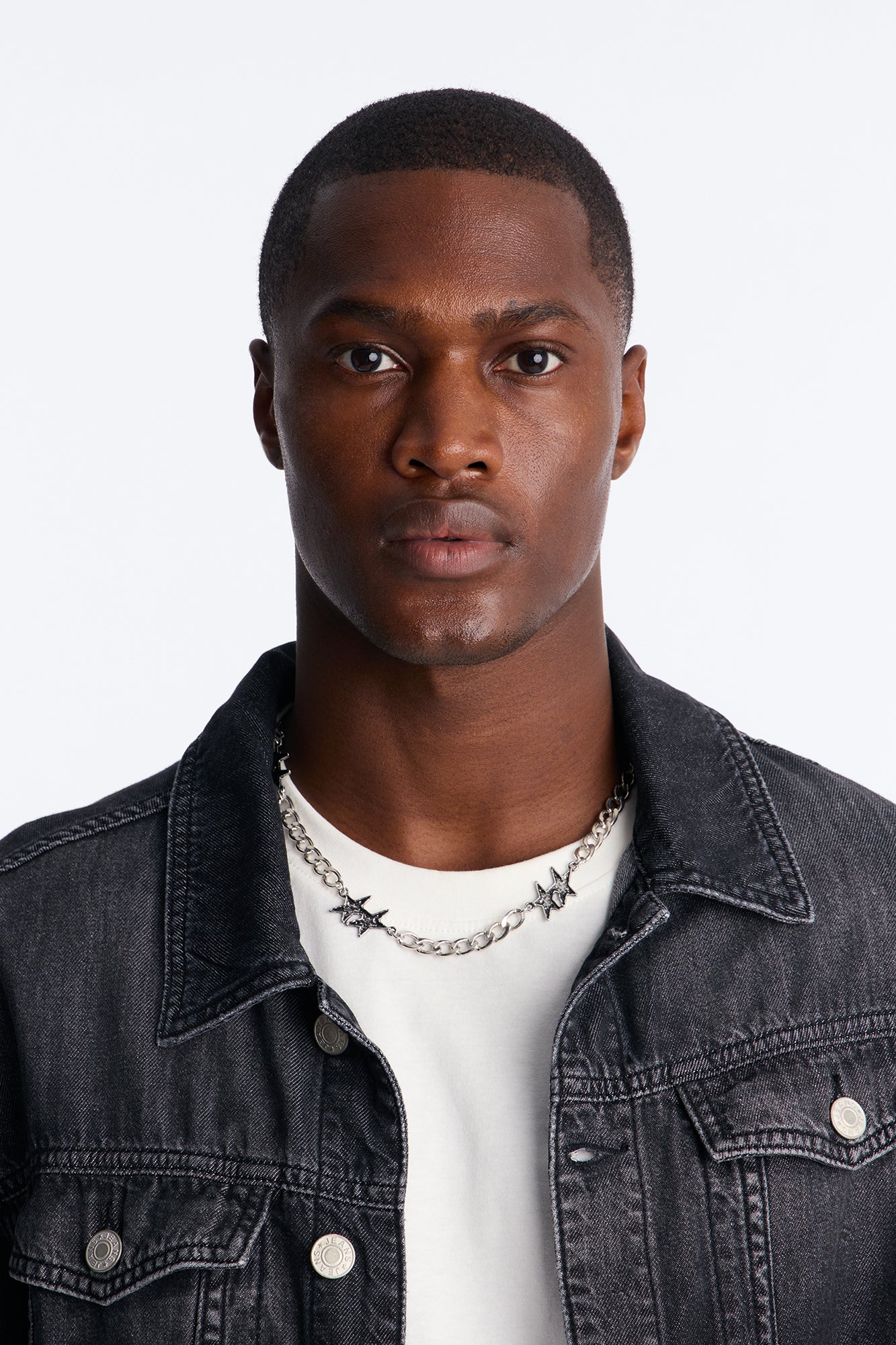 In The Spotlight Star Link Necklace - Silver