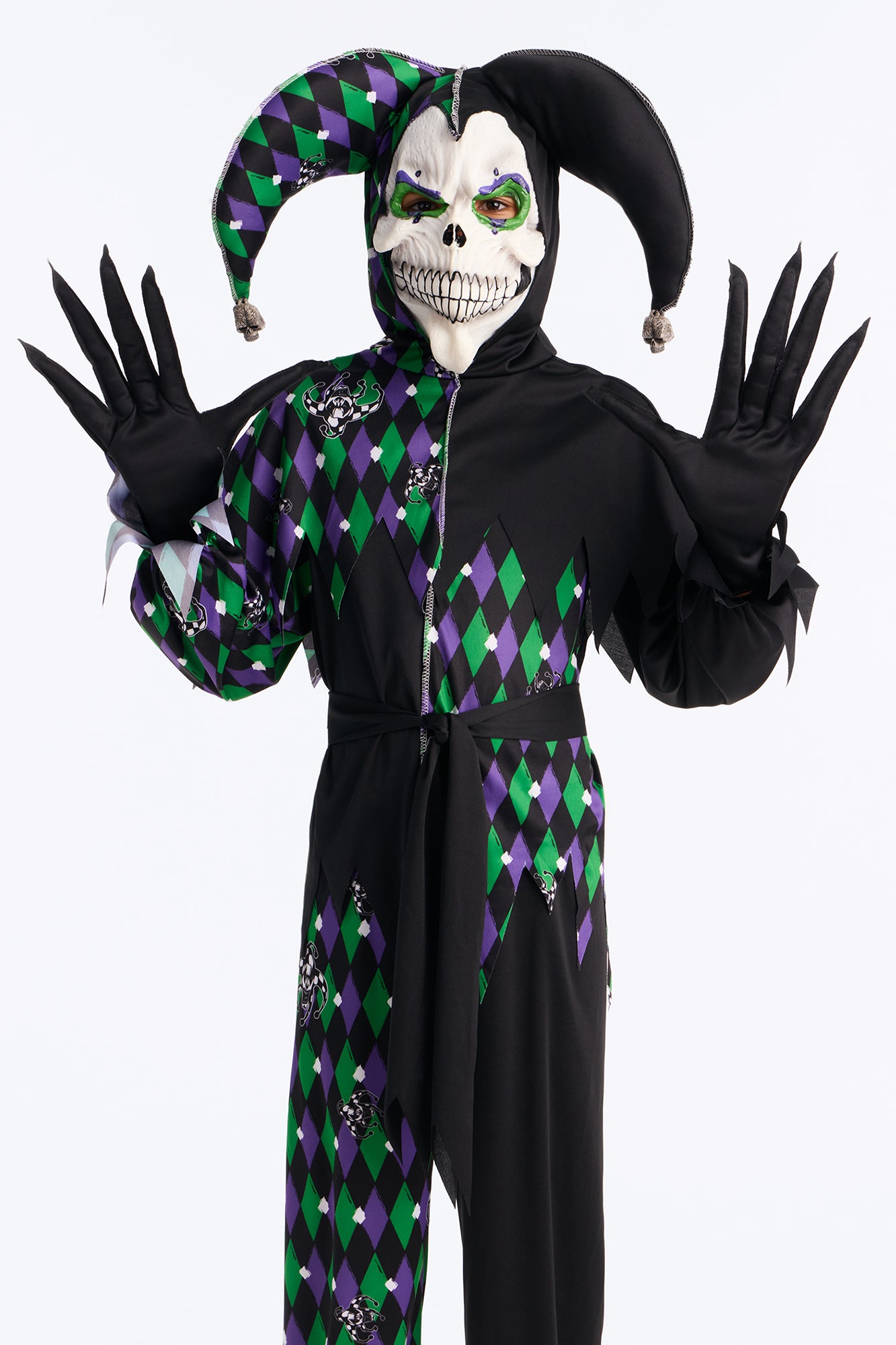 Mini Deadly Jester Costume - Black/combo