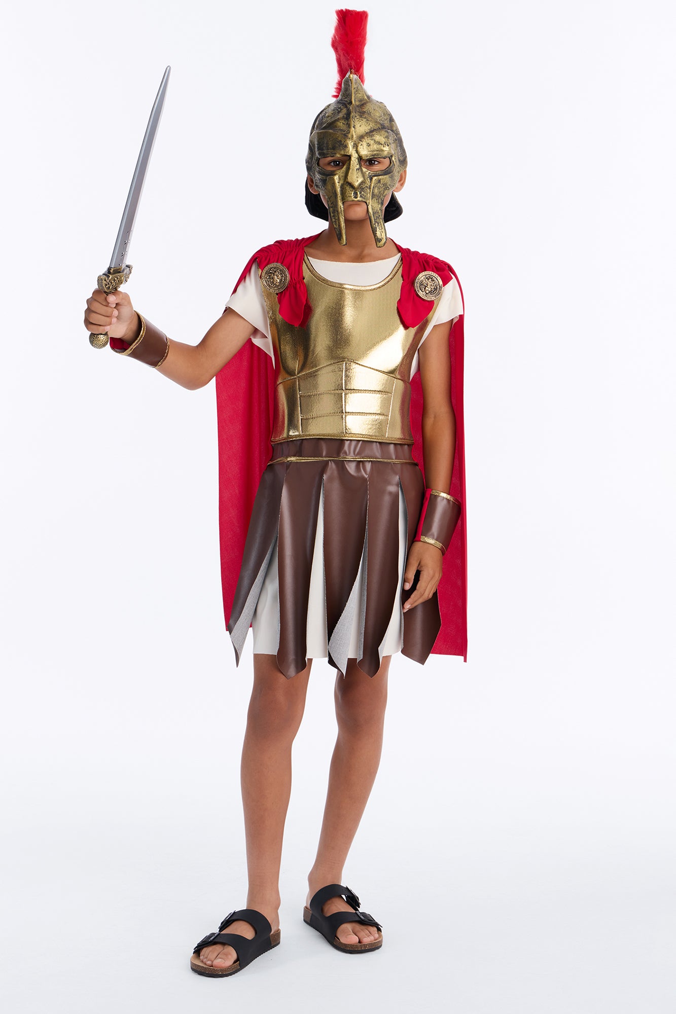 Mini Roman Guard Costume - Gold/combo