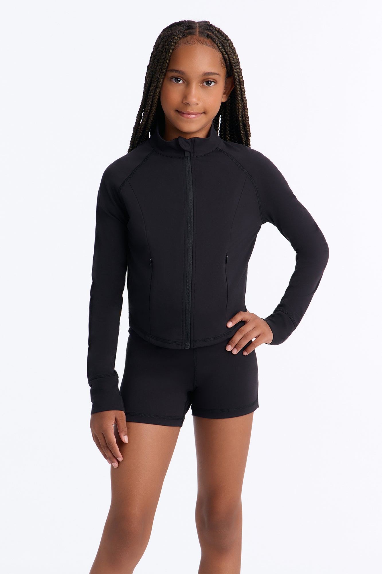 Mini All I Do Is Win Short Set - Black