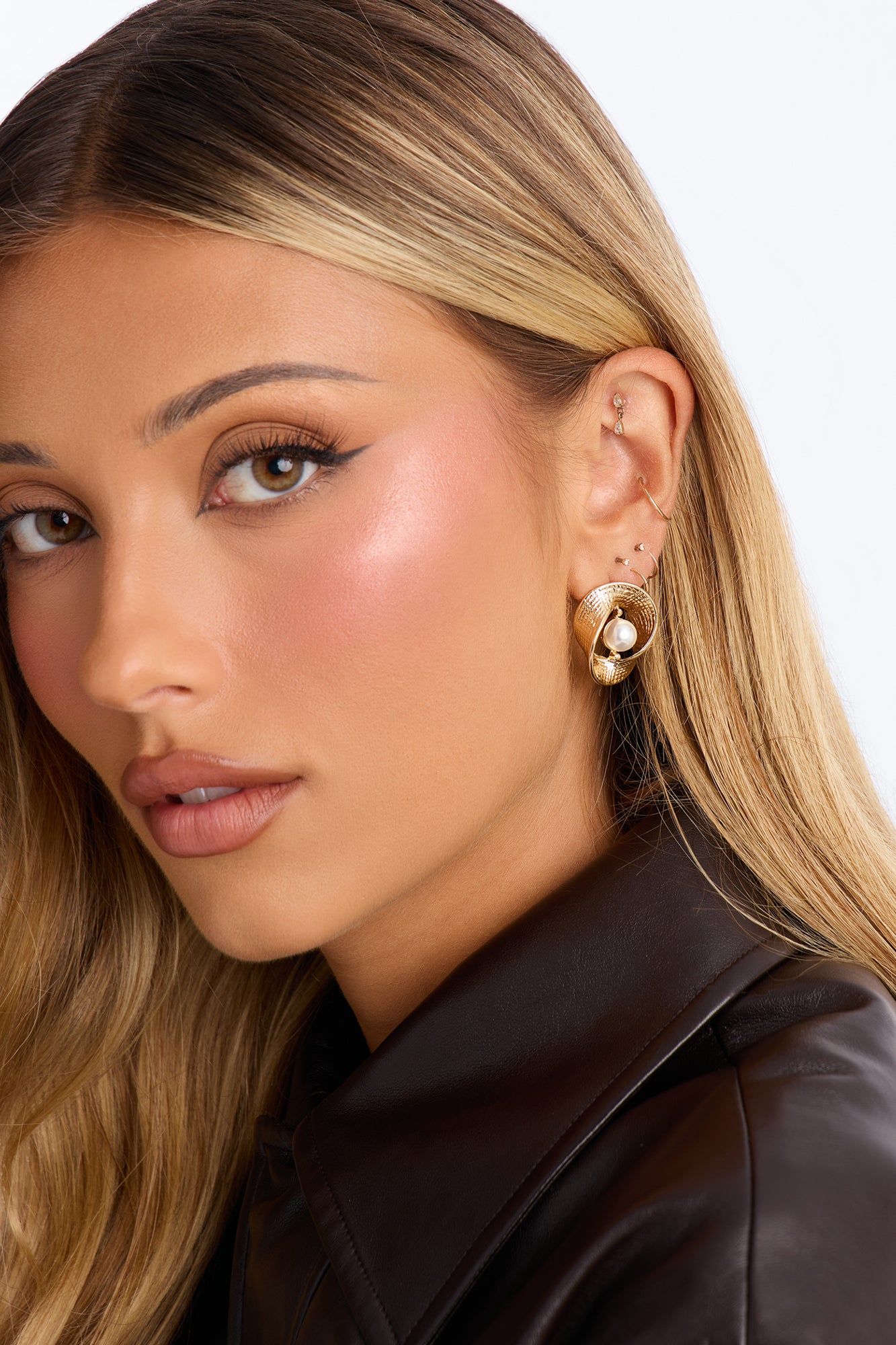 Nothing Personal Stud Earrings - Gold