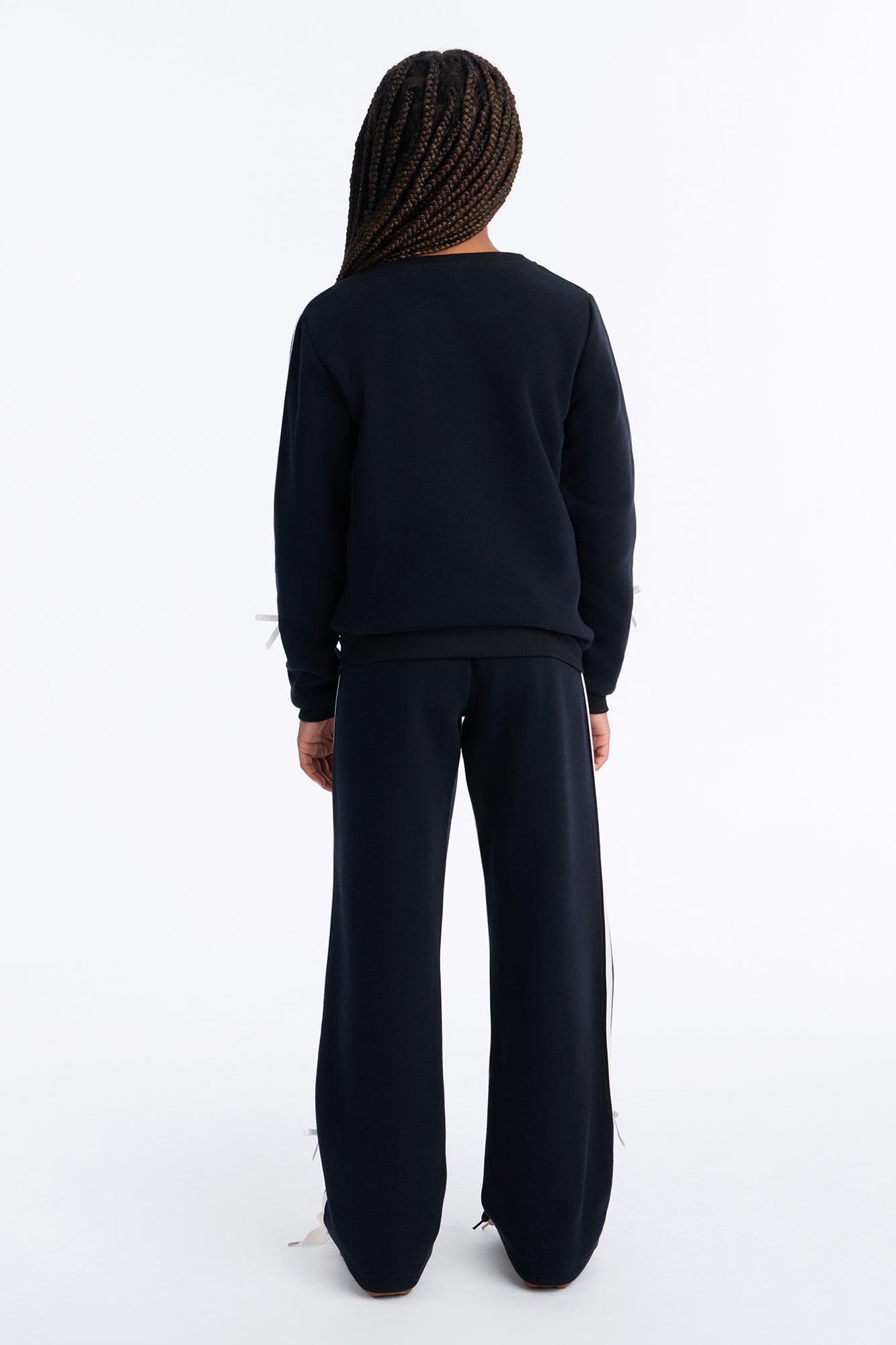 Mini Love You More Pant Set - Black