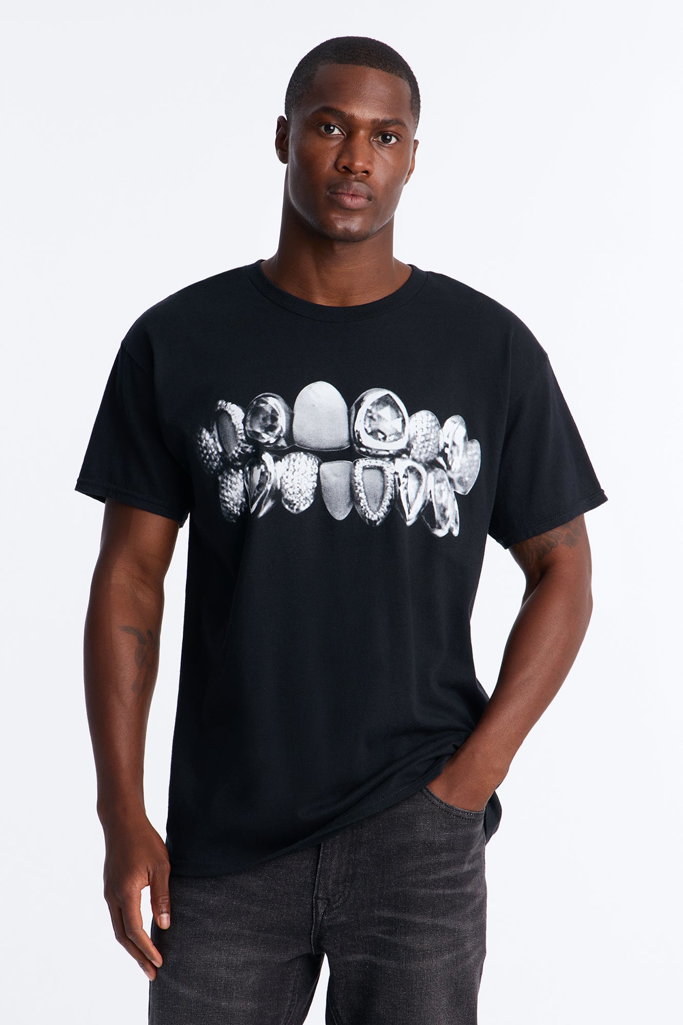 Pusha T Oversized Short Sleeve Tee - Black