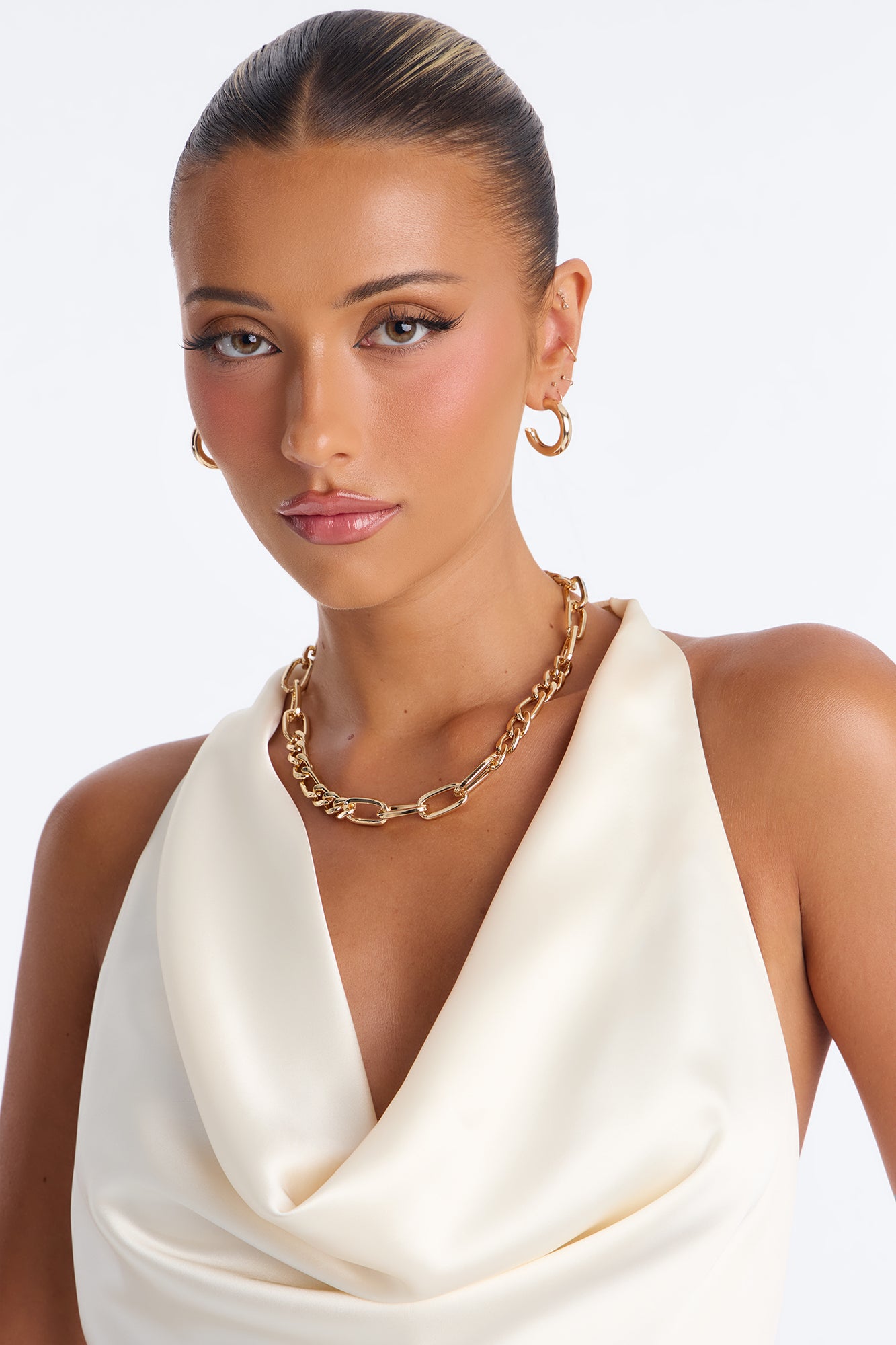 On My Own Chainlink Necklace - Gold