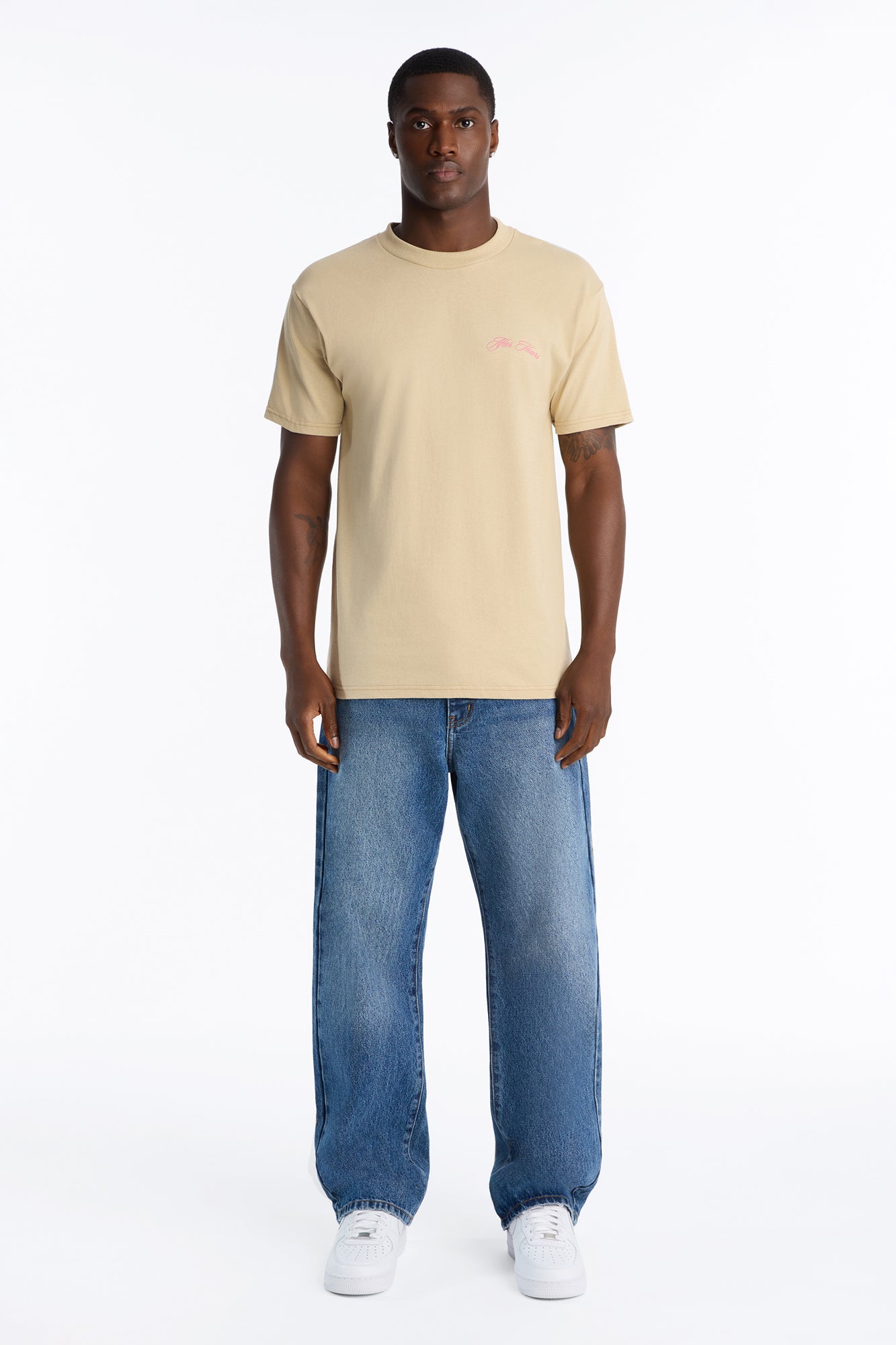 After Hours Oversized Short Sleeve Tee - Taupe