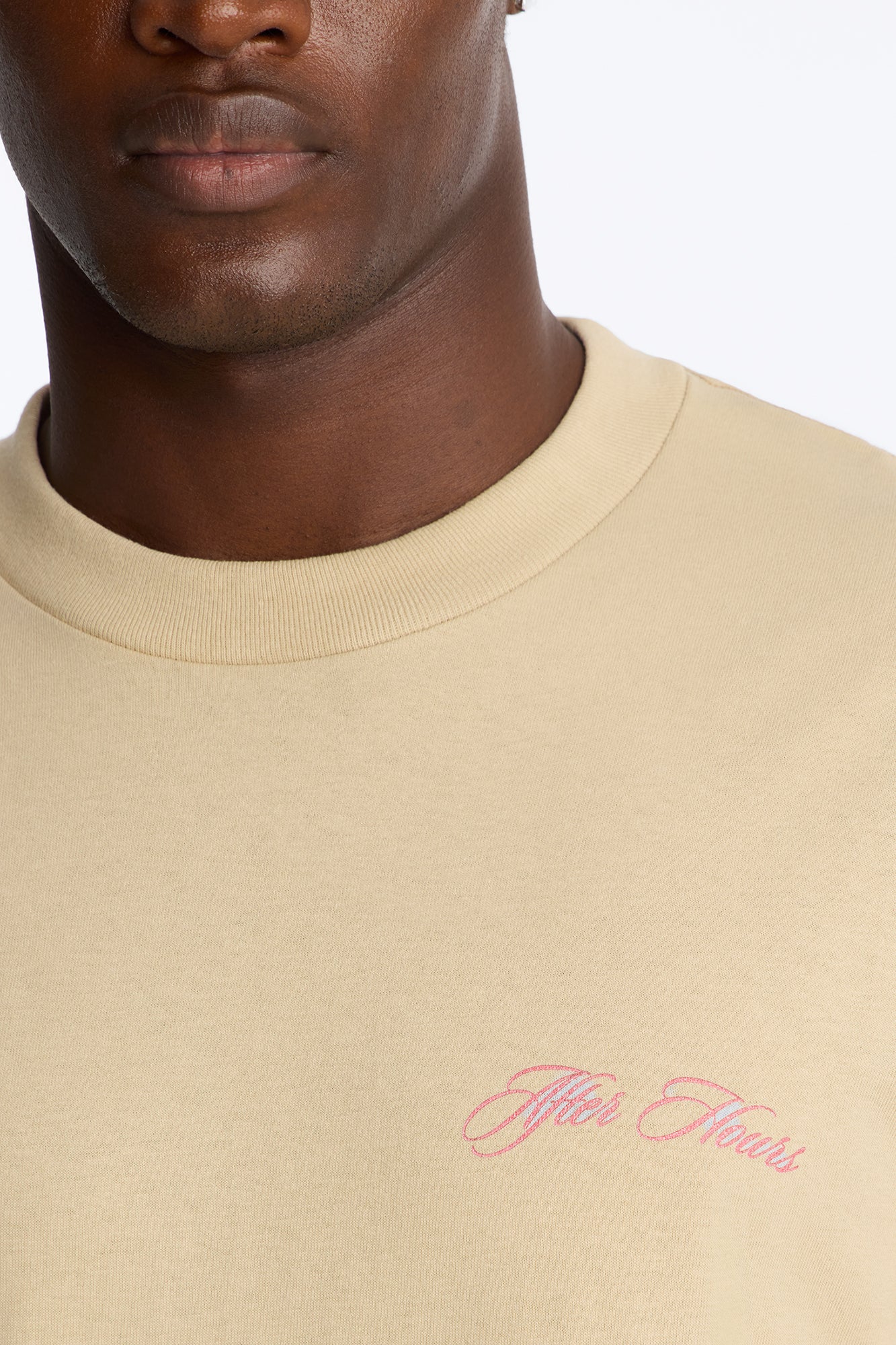 After Hours Oversized Short Sleeve Tee - Taupe