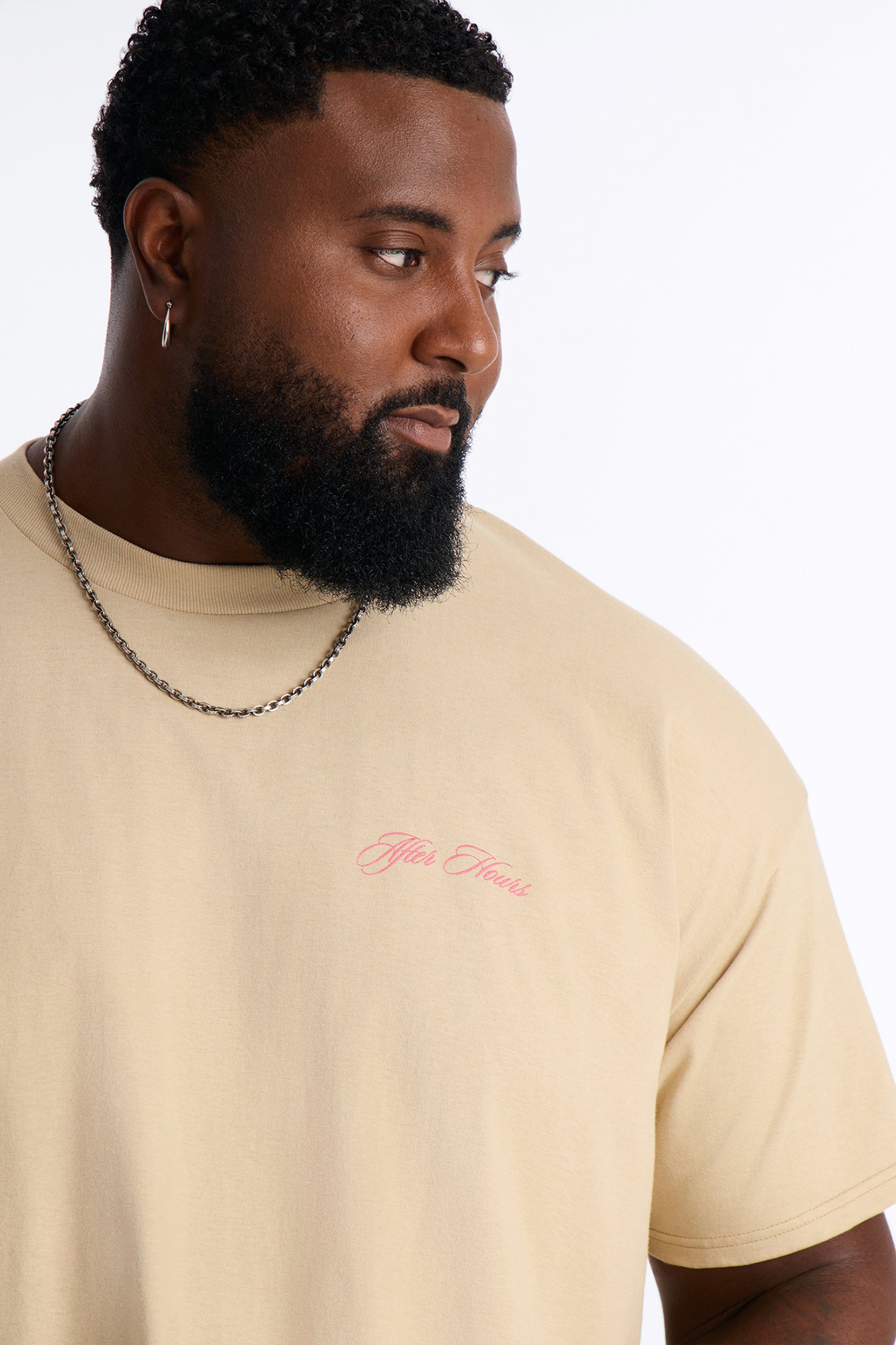 After Hours Oversized Short Sleeve Tee - Taupe