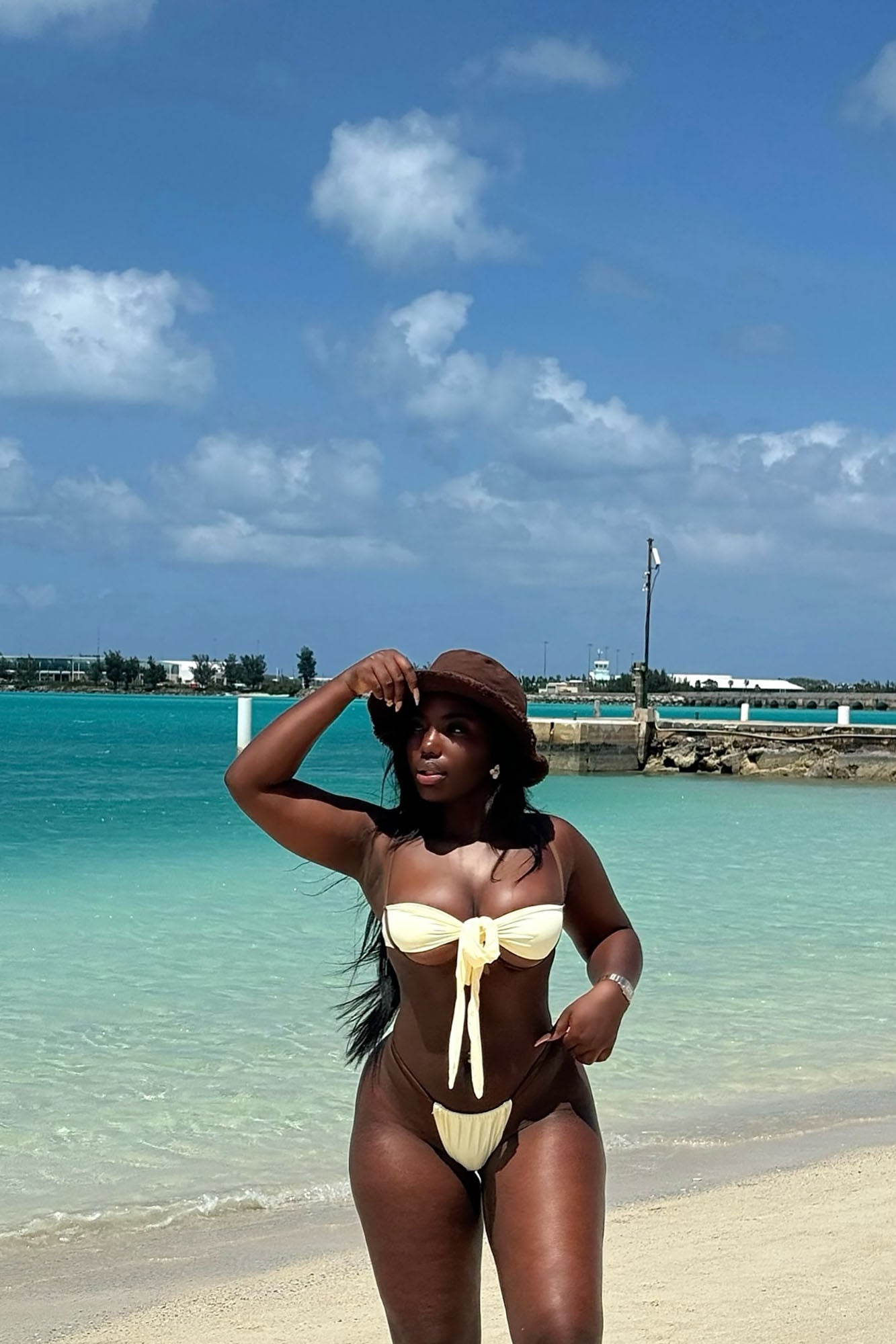 Flights To Ibiza 2 Piece Bikini - Cream/combo
