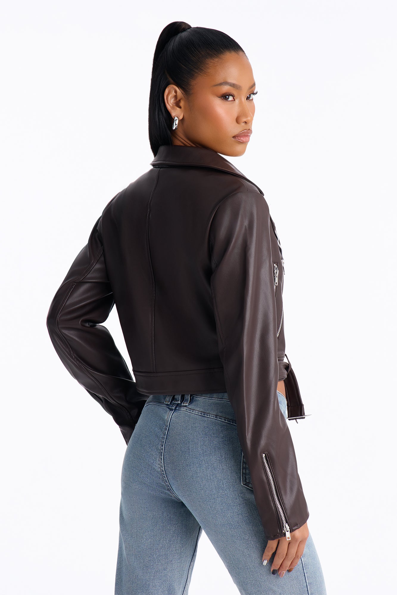 In Control Moto Jacket - Dark Brown