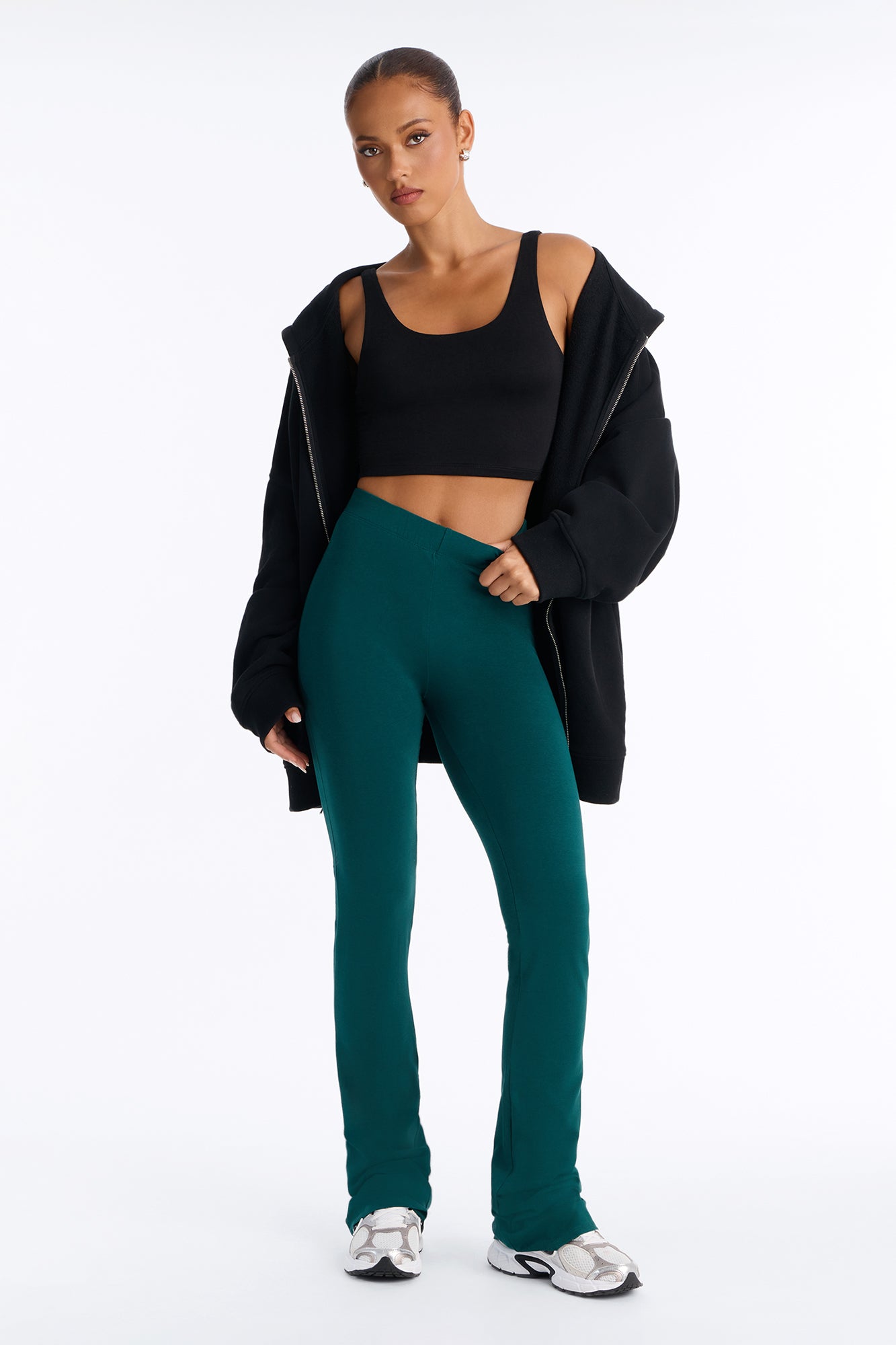 Tall Adriana Flare Pant - Hunter