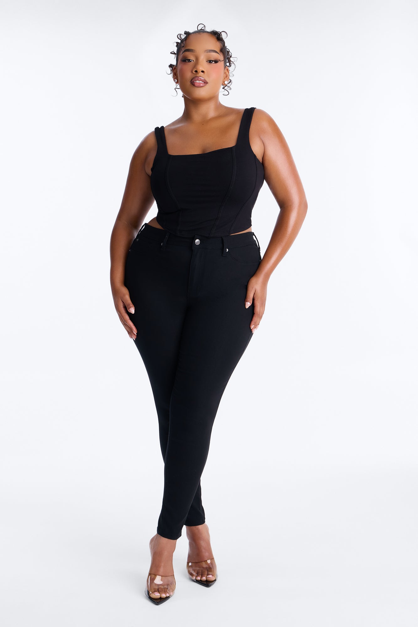Amanza Corset Top - Black