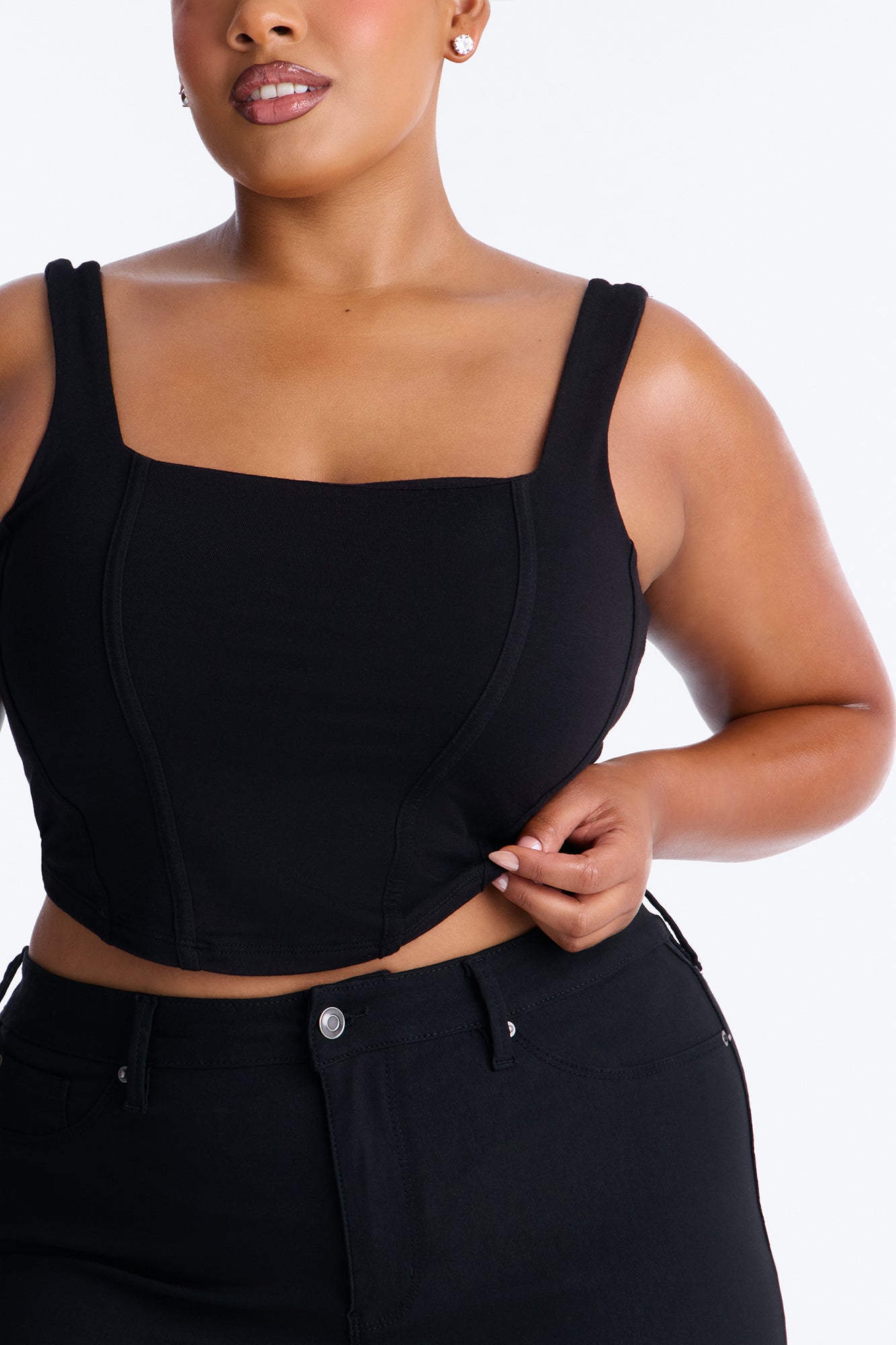 Amanza Corset Top - Black