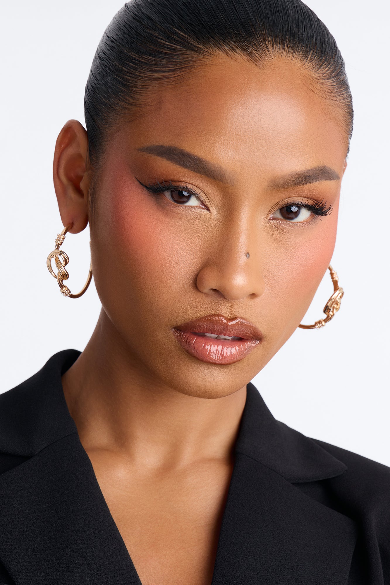 Infinity And Beyond Hoop Earrings - Gold