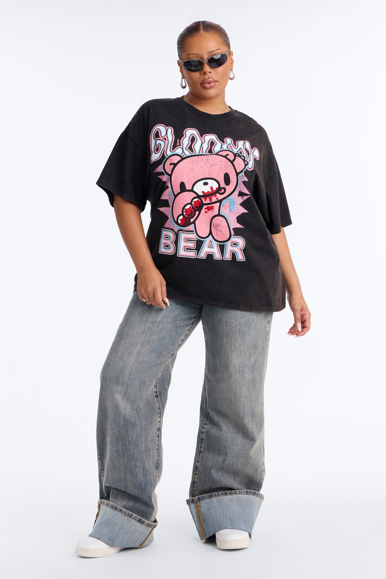 Gloomy Bear Classic Washed Tee - Black