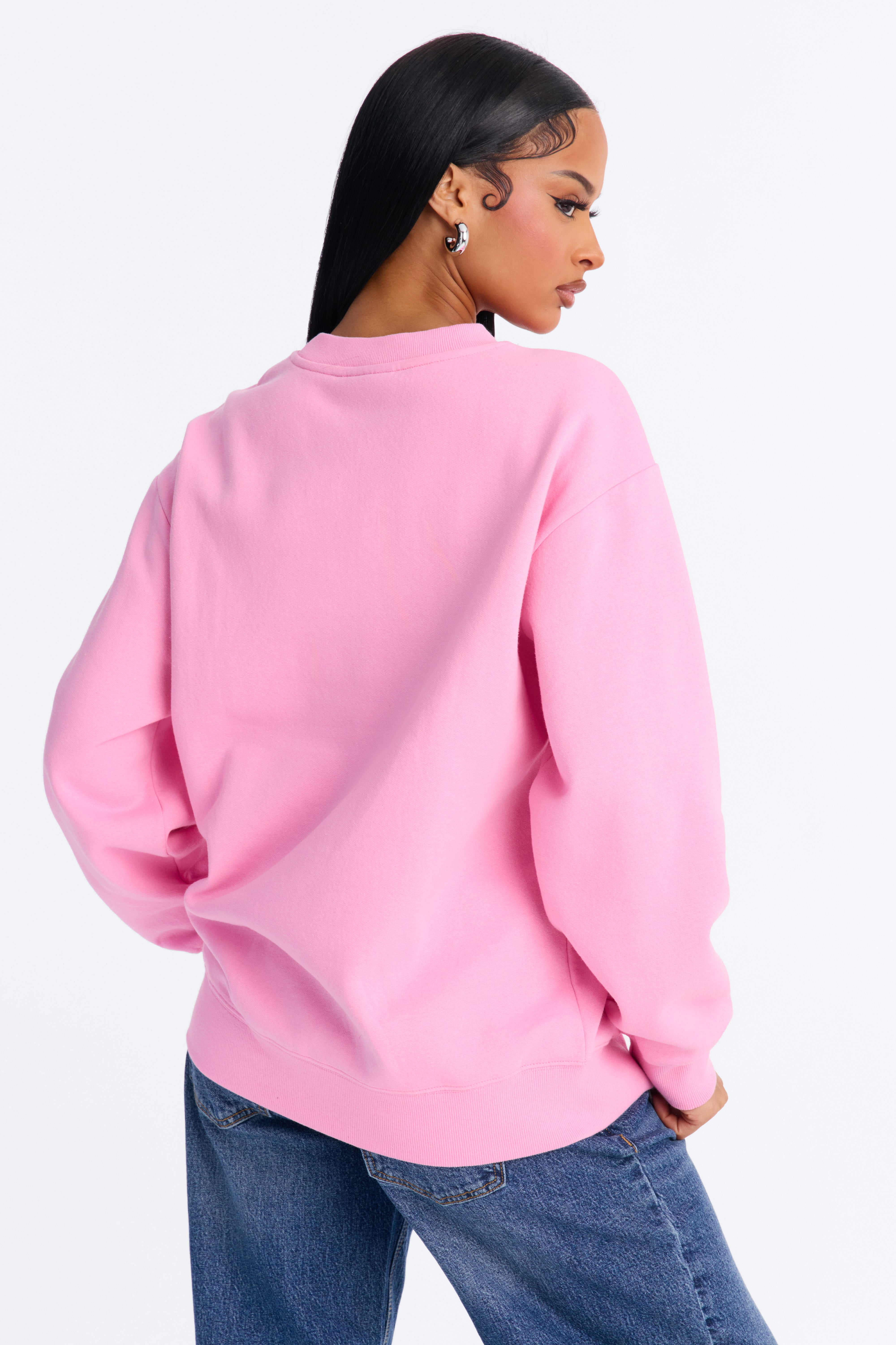 Scream Crew Sweatshirt - Pink