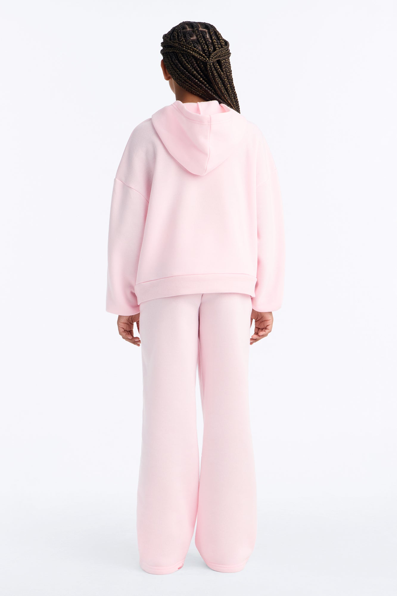 Mini Pray Wide Leg Pant Set - Light Pink