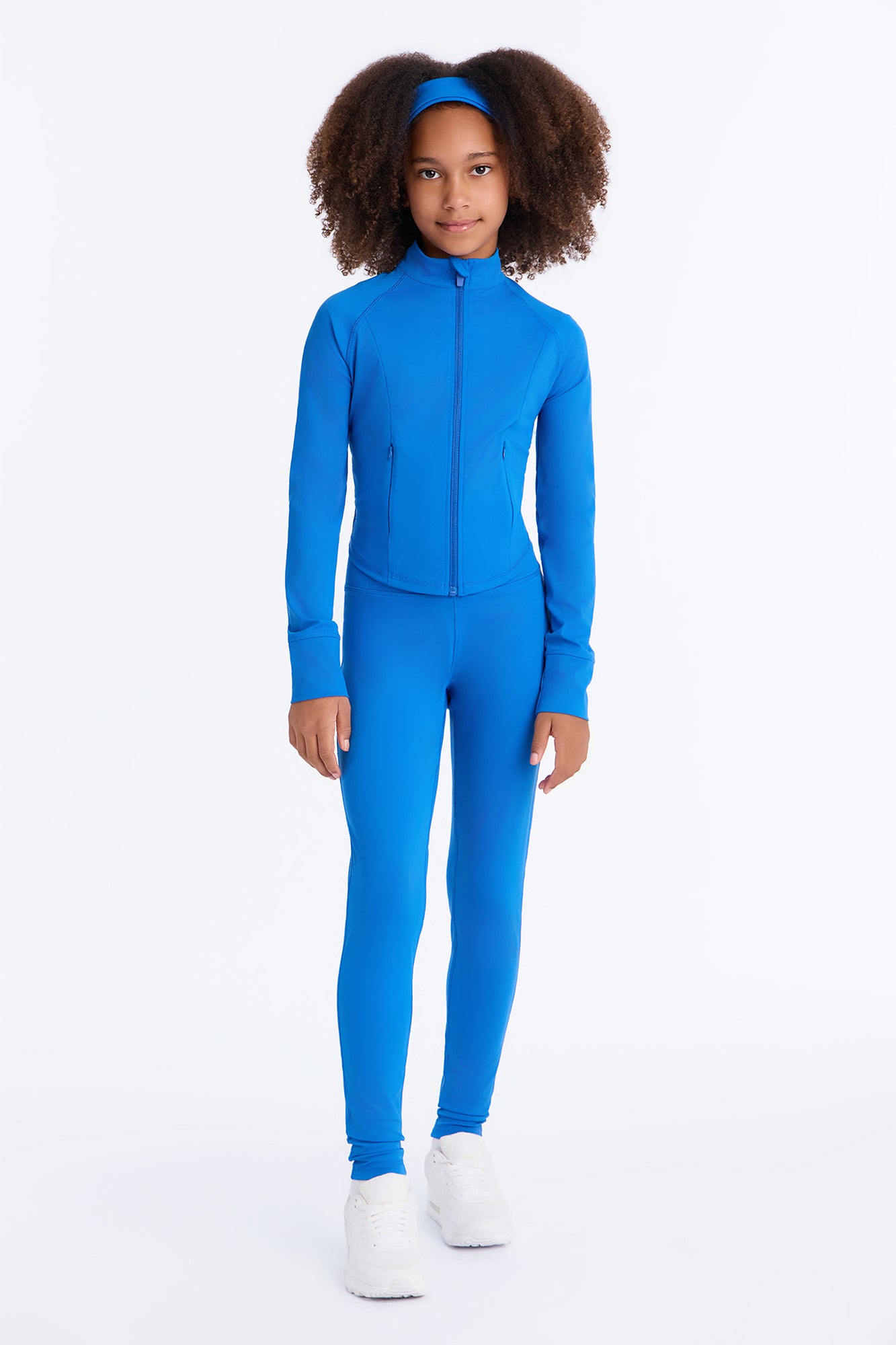 Mini Love To Sweat Active Legging Set - Royal