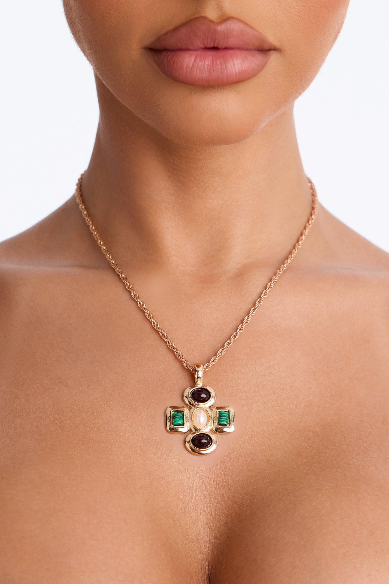 Fueled By Faith Necklace - Gold/combo