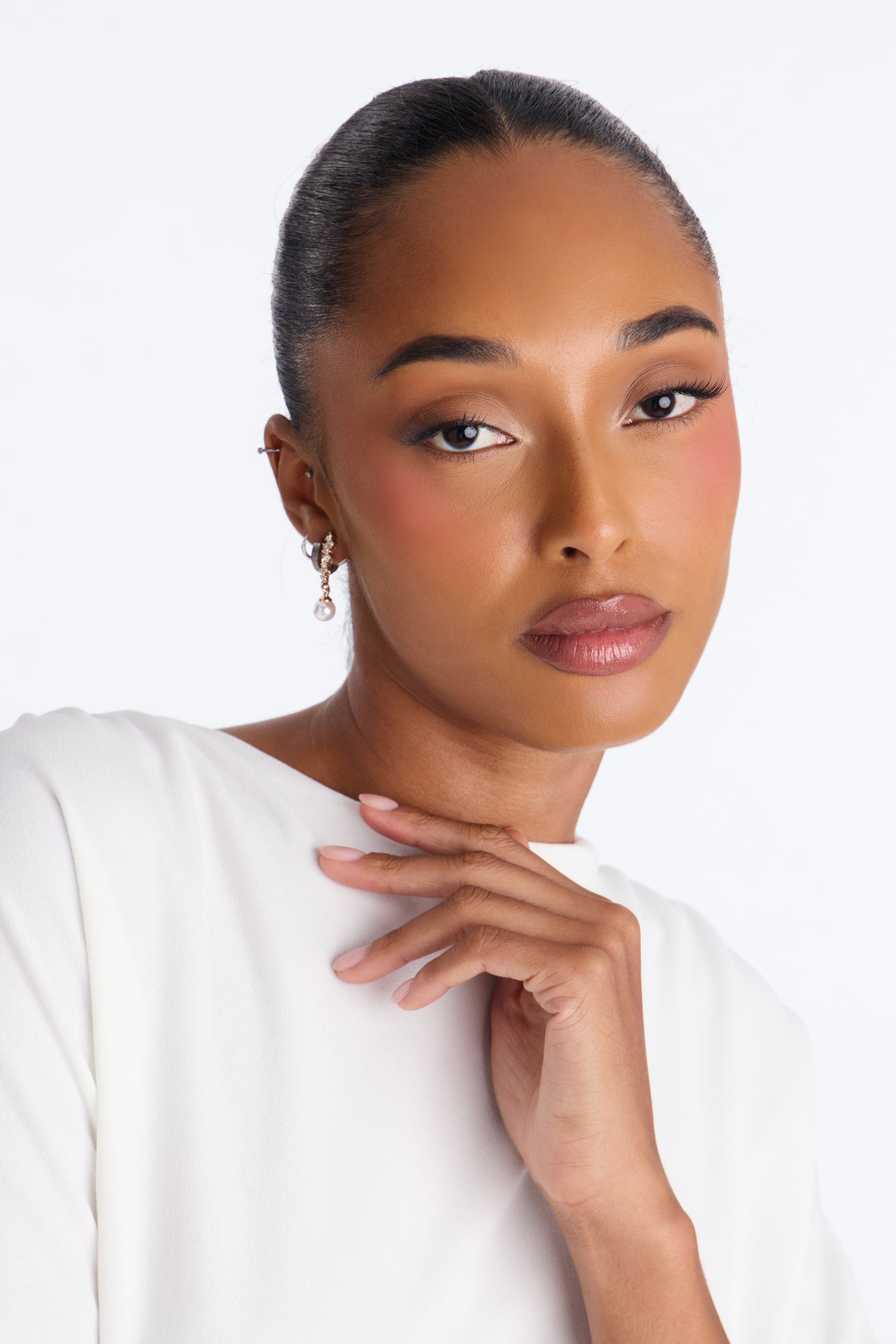 Never Ending Love Drop Earrings - Gold
