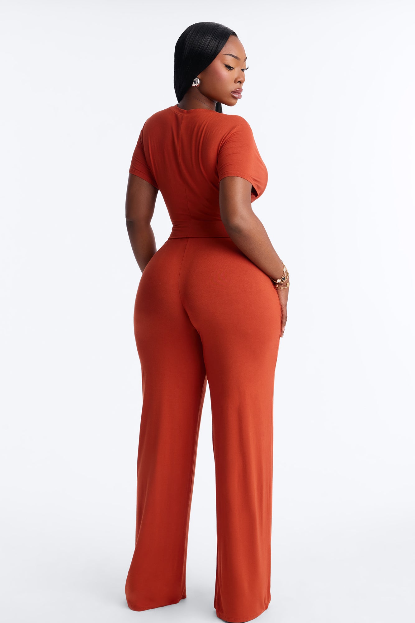 Perfect Weekend Jumpsuit - Rust