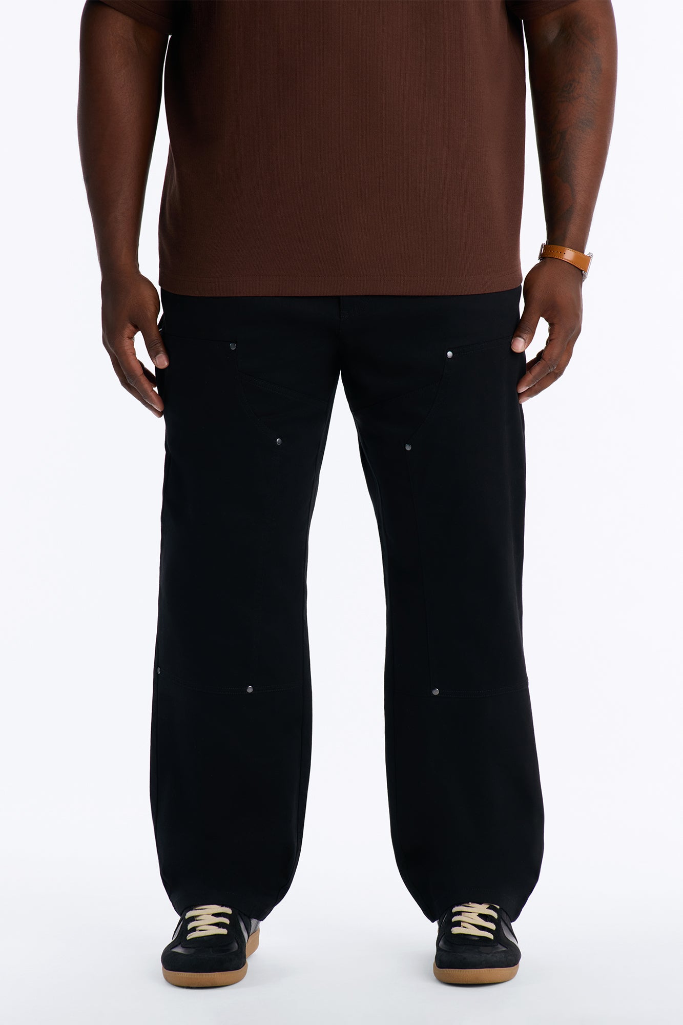 Summer League Straight Carpenter Pants - Black