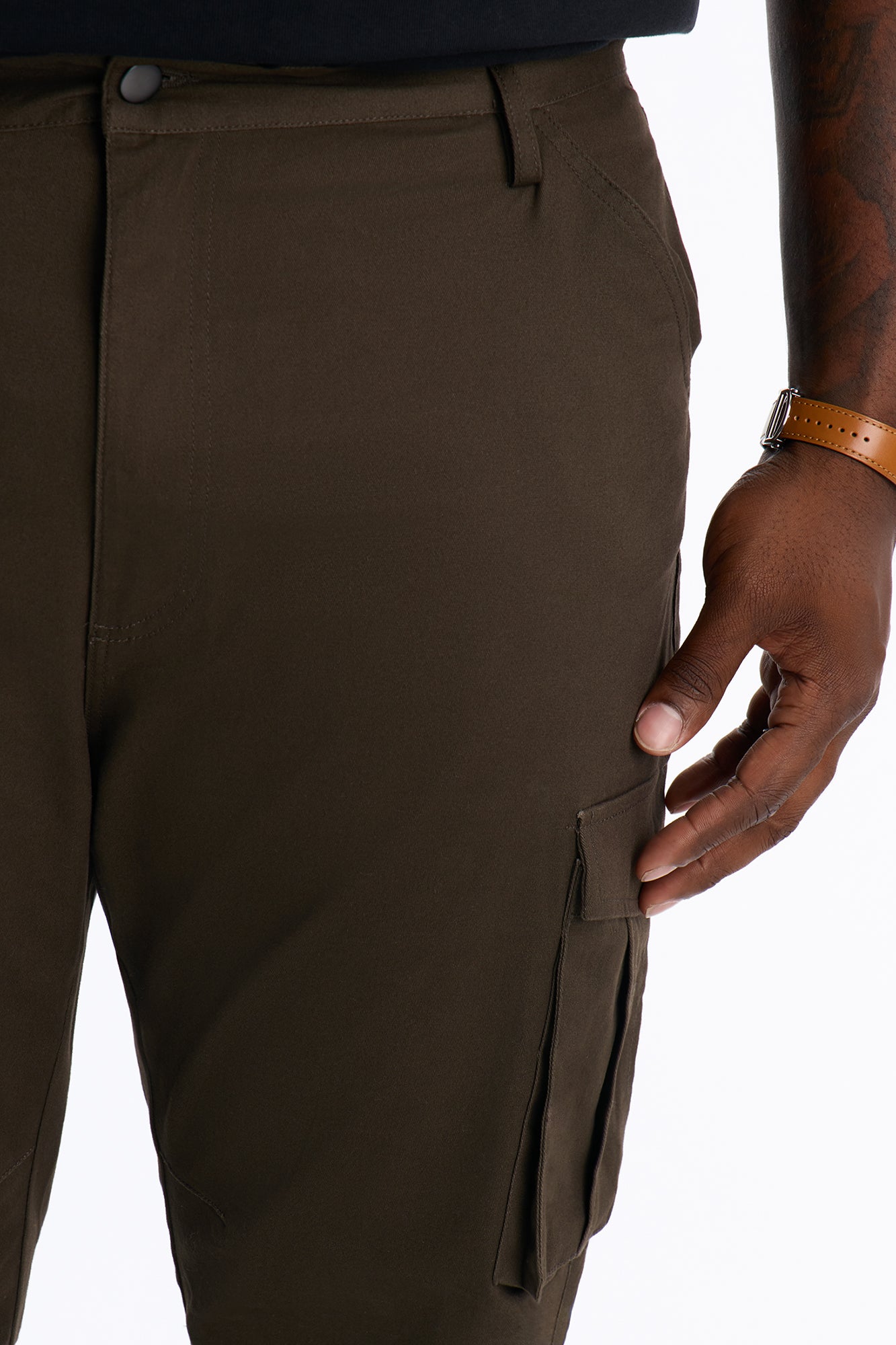 Summer Games Stacked Skinny Flare - Olive
