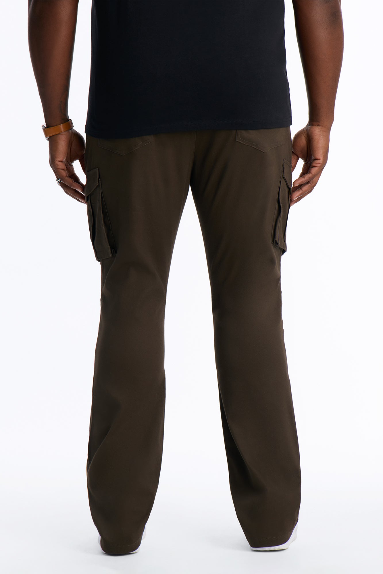Summer Games Stacked Skinny Flare - Olive