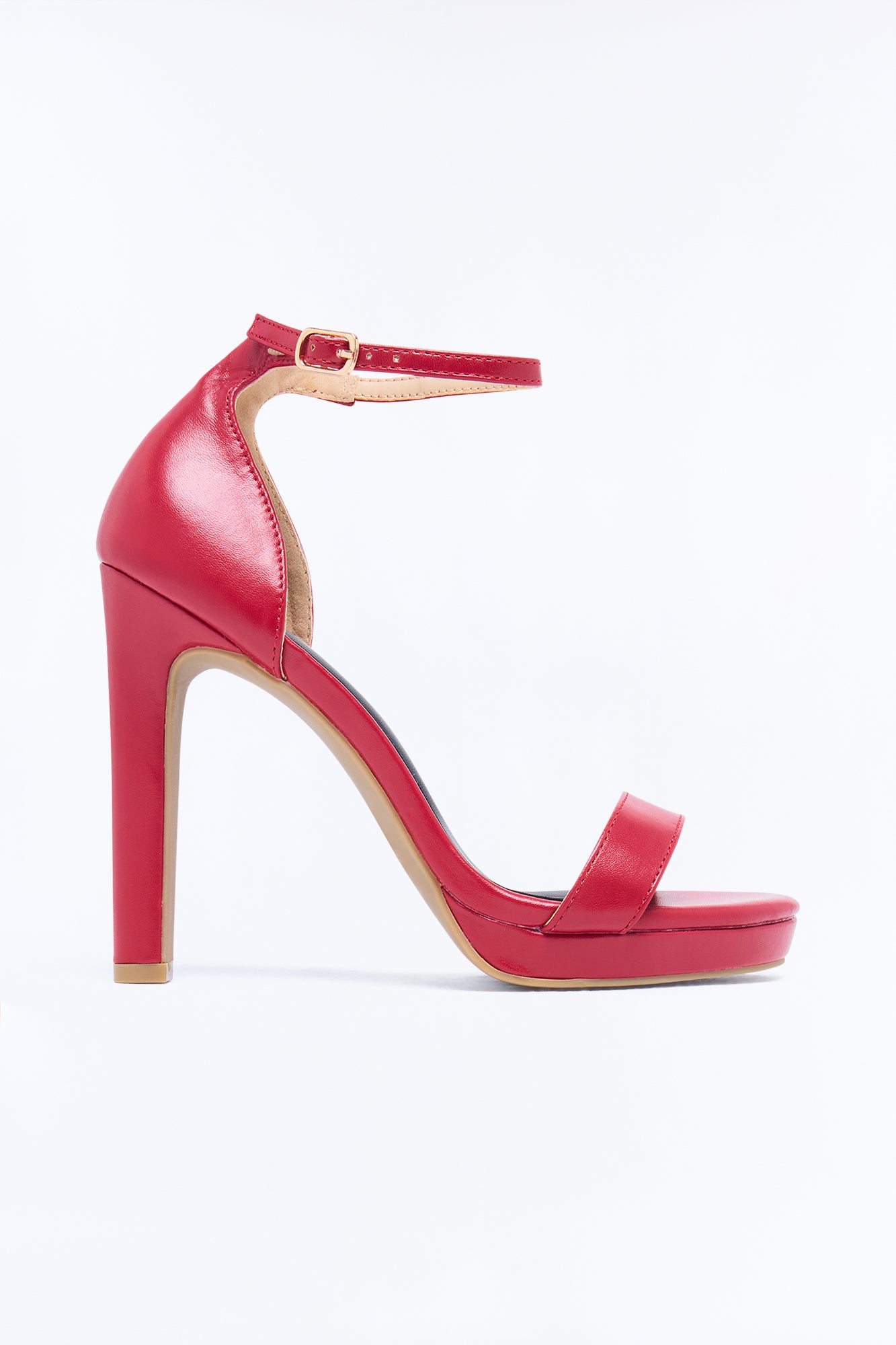 Let’s Go Platform High Heels - Red