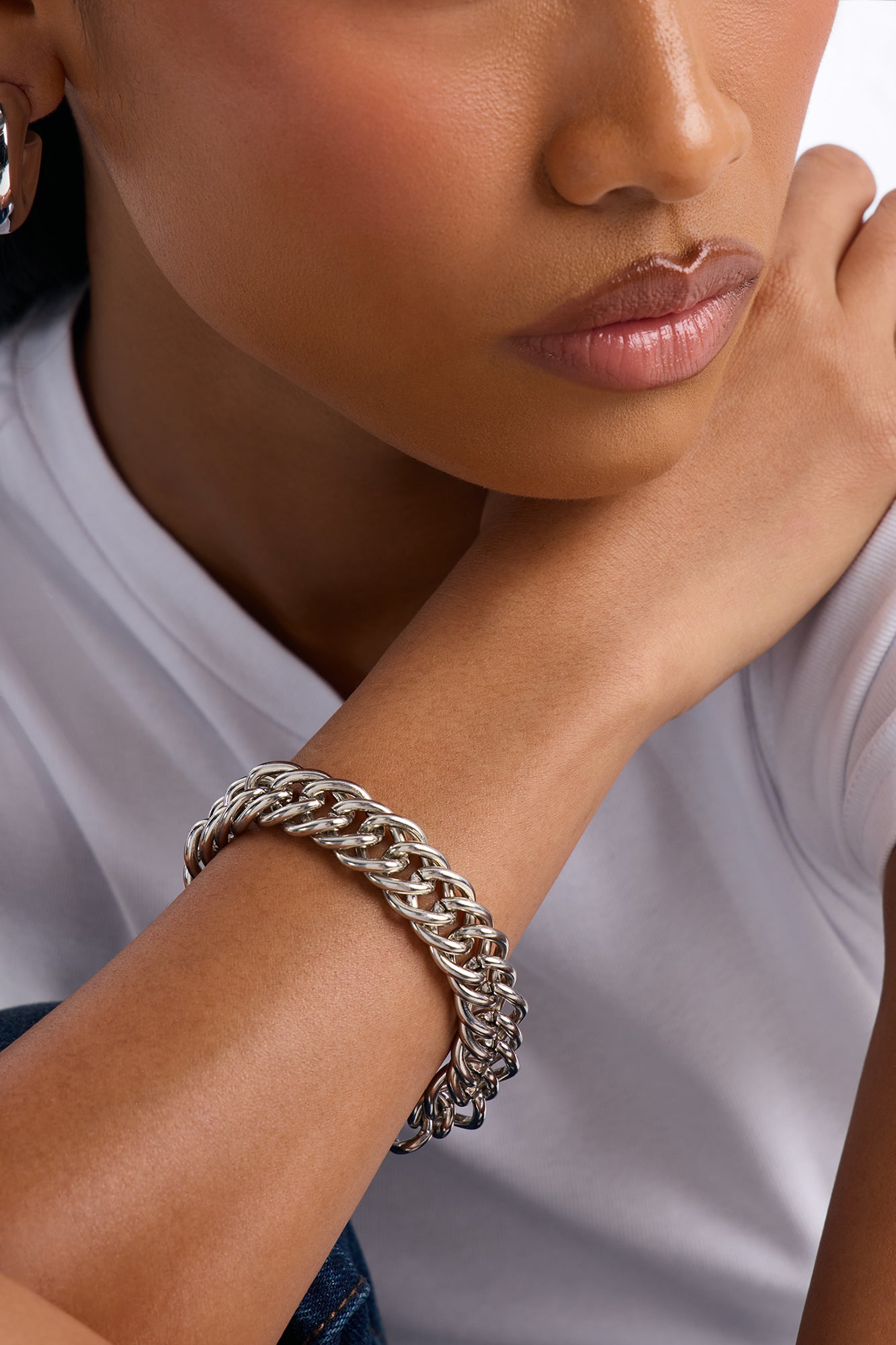 Daily Link Bracelet - Silver