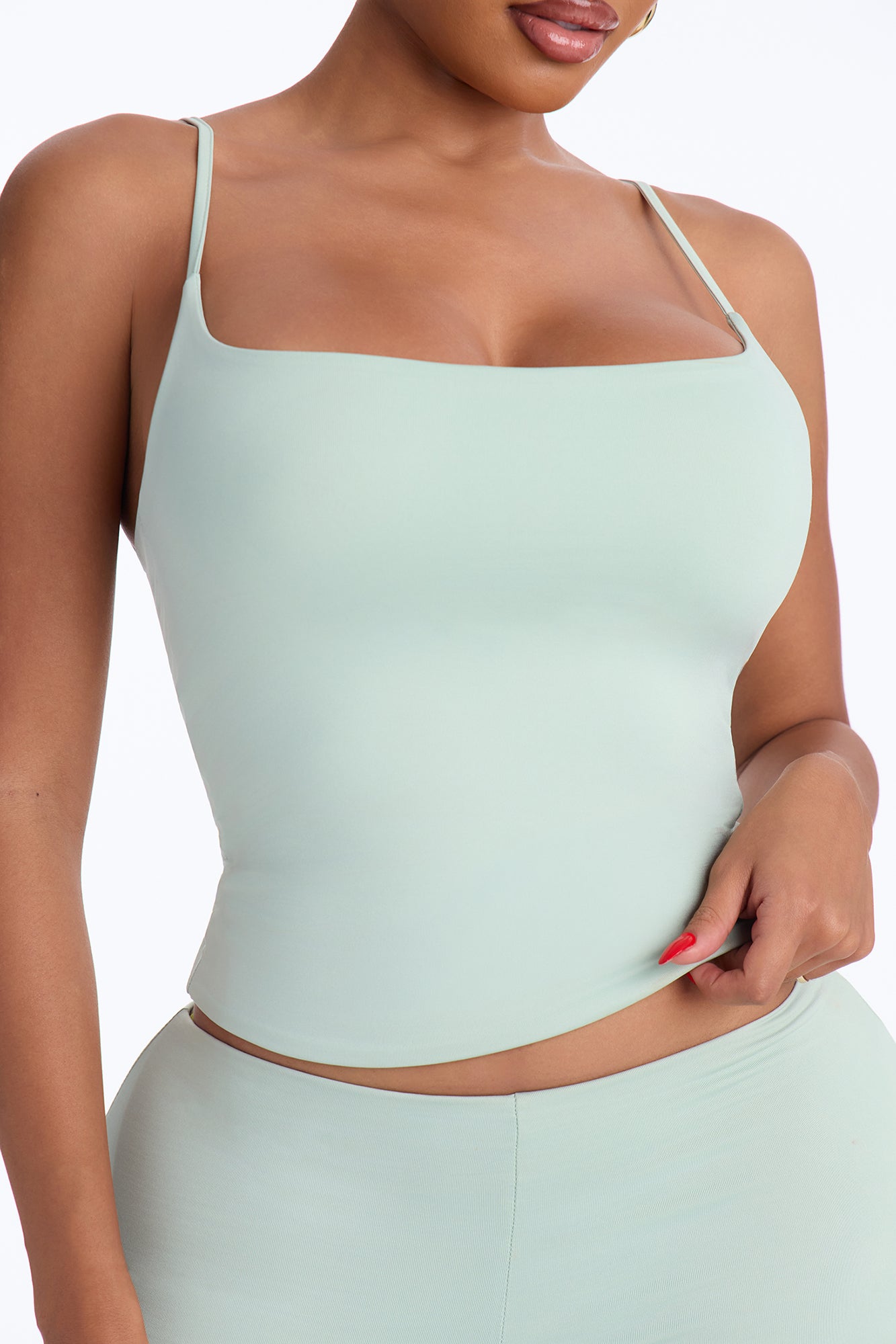 Contour Double Lined Cami Top - Mint