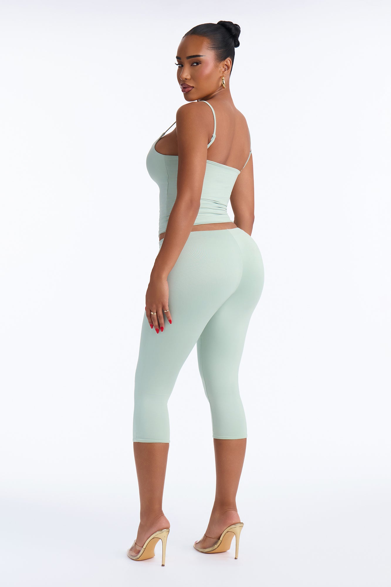 Contour Double Lined Cami Top - Mint