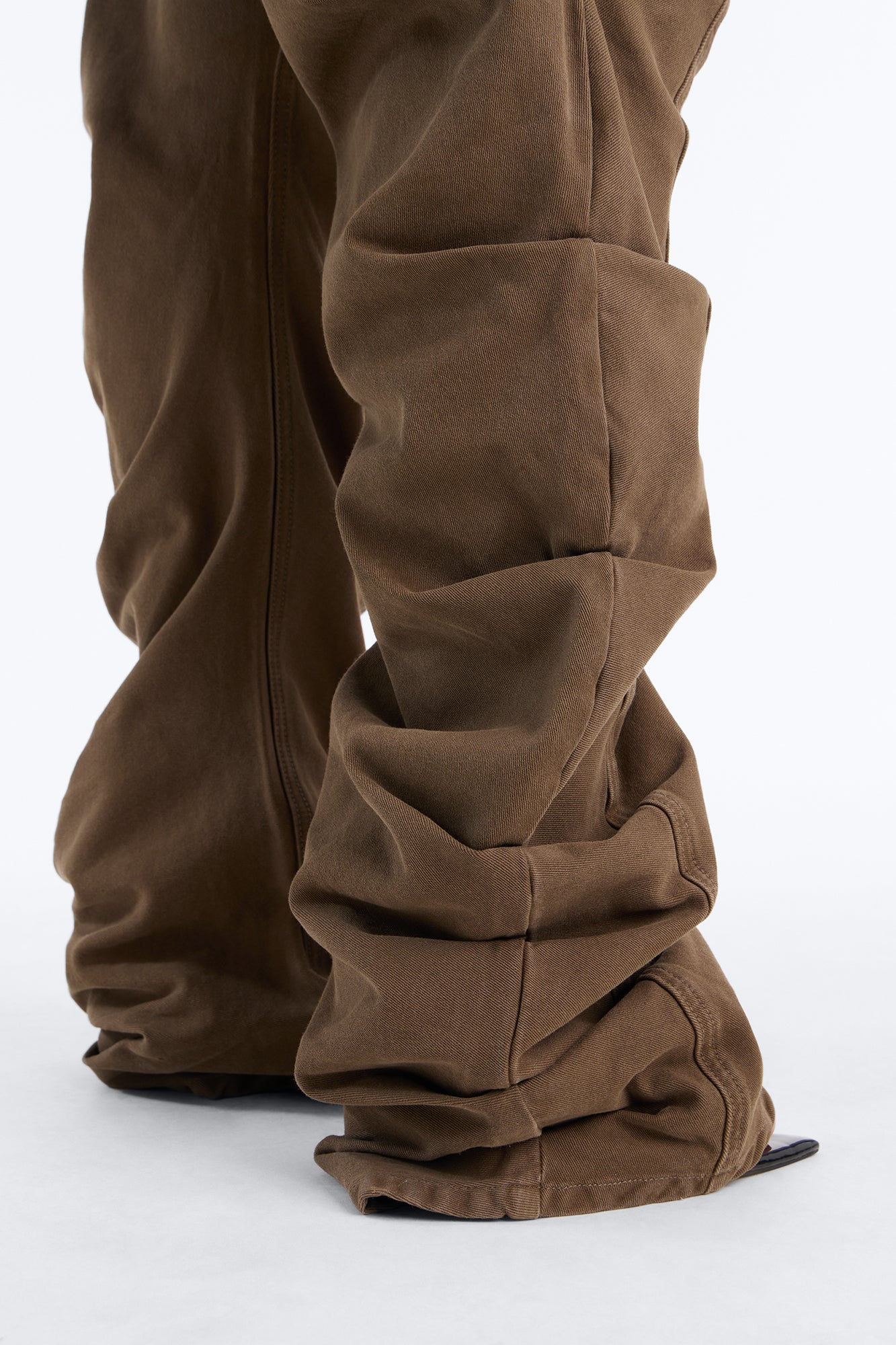 Ambra Stacked Low Rise Pant - Olive