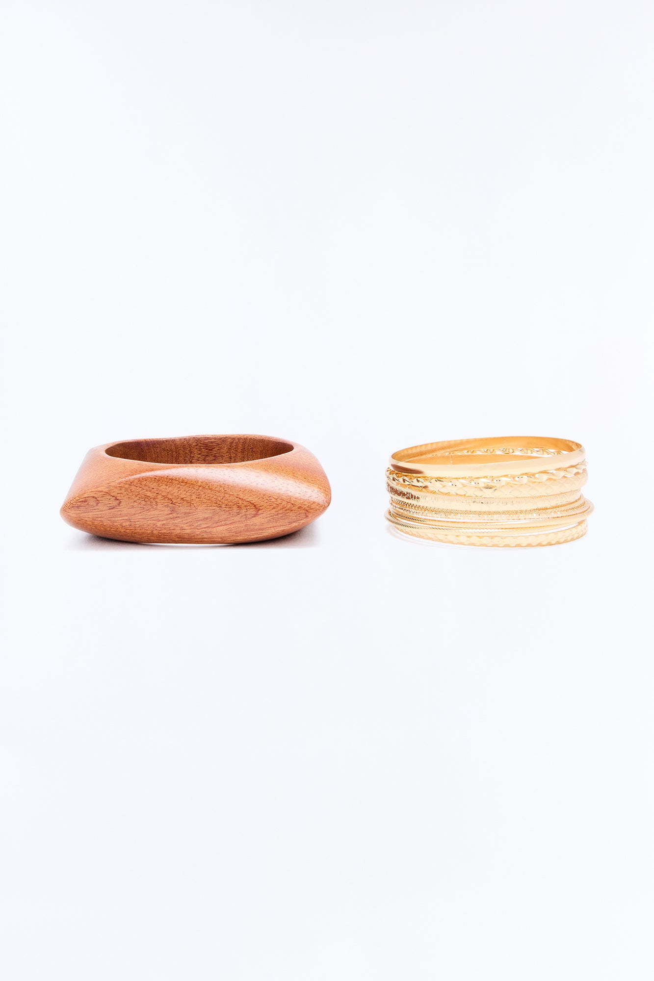 Golden Sand 11 Piece Bracelet Set - Gold/combo