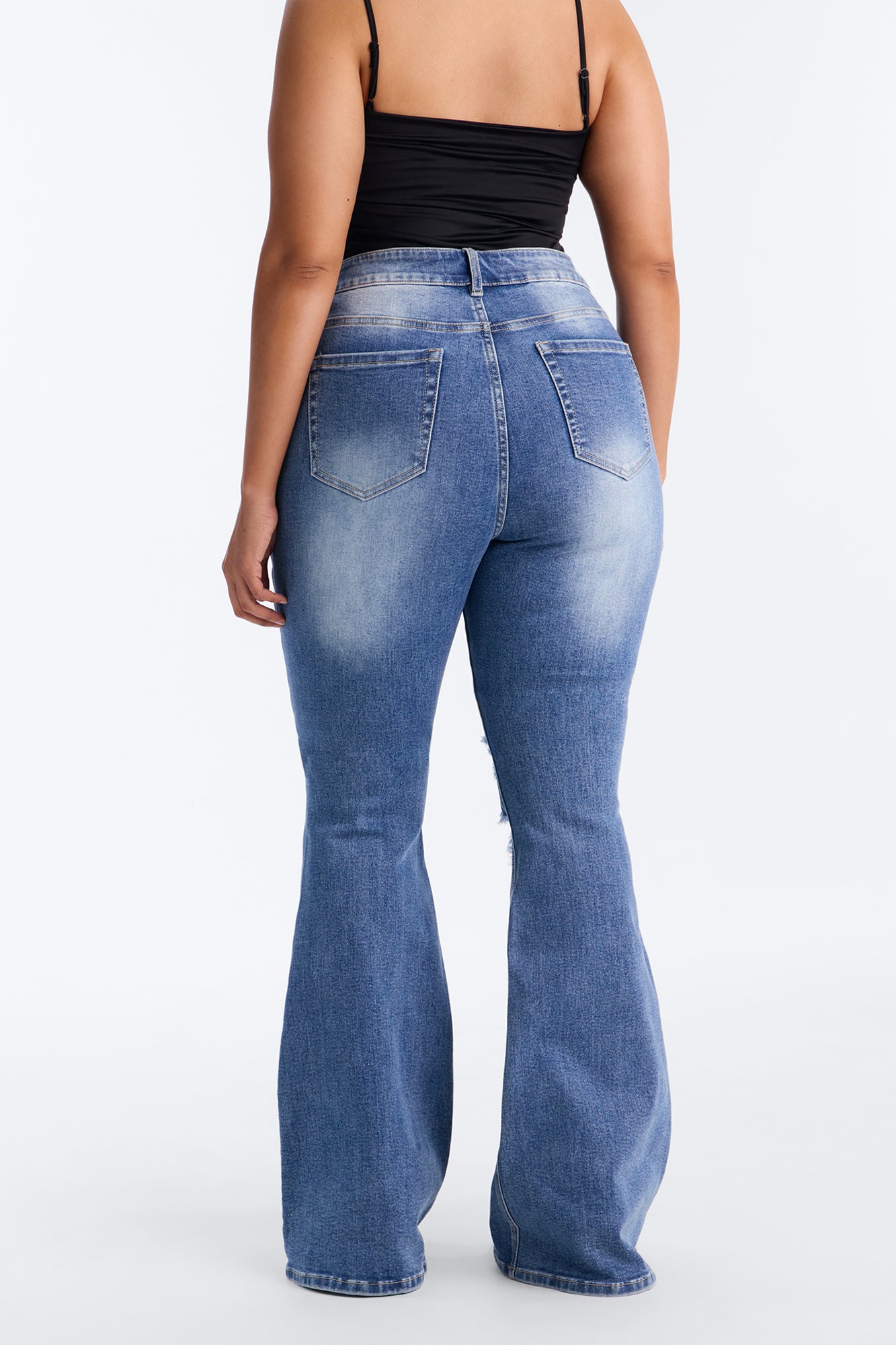 Tall From The Canyon High Rise Flare Jeans - Medium Wash