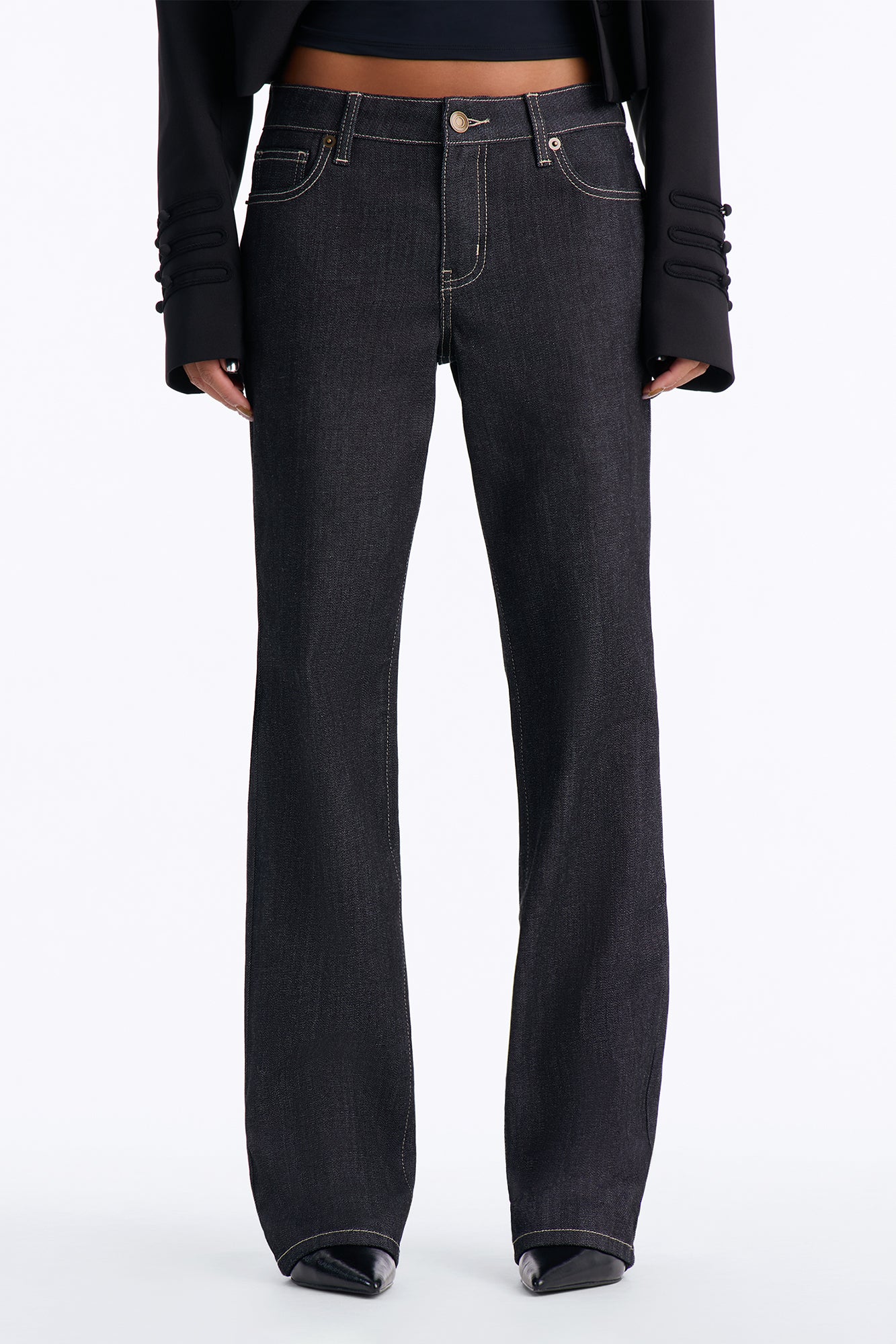 On The Runway Classic Straight Leg Jeans - Dark Denim