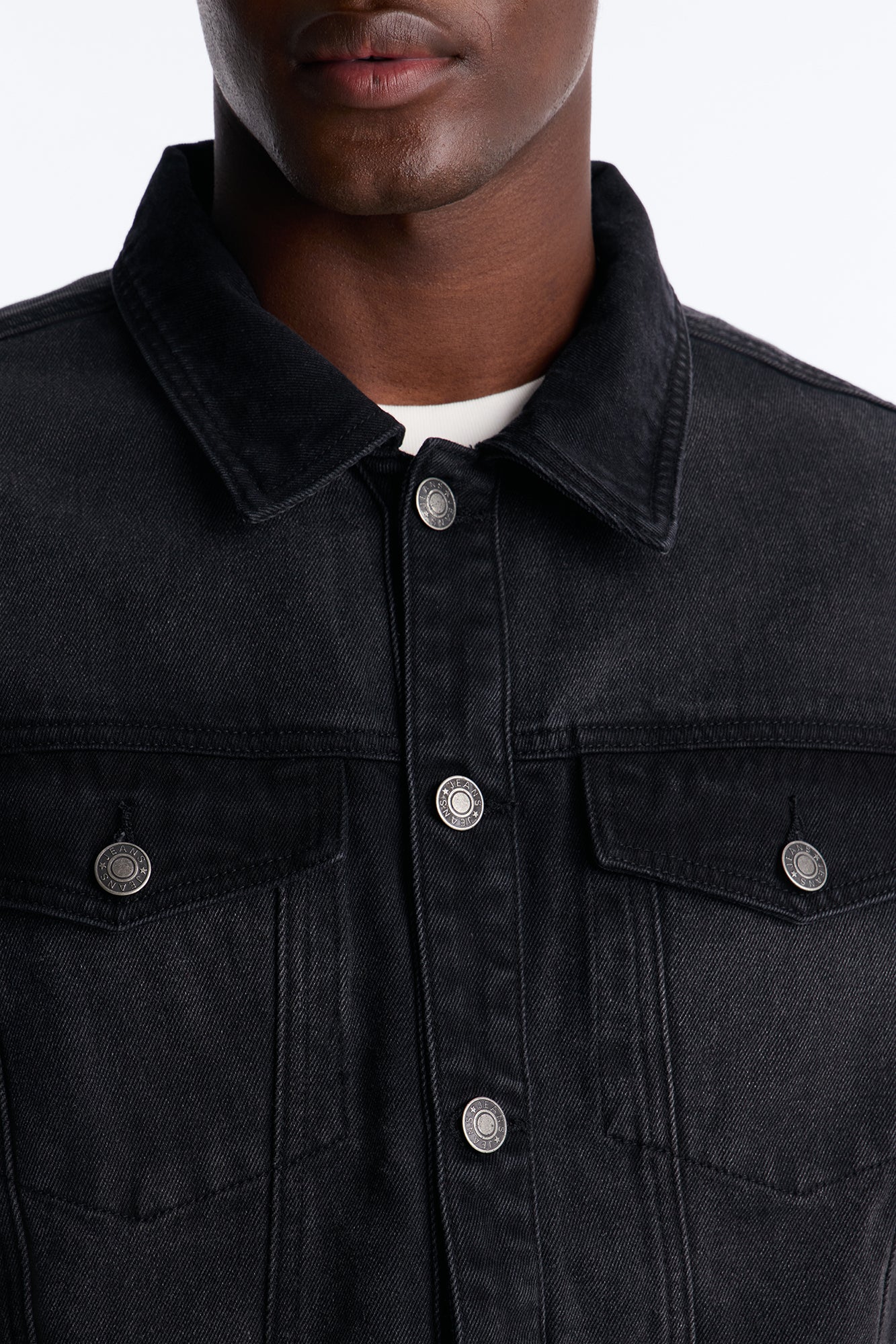 Essential Denim Trucker Jacket - Black Wash
