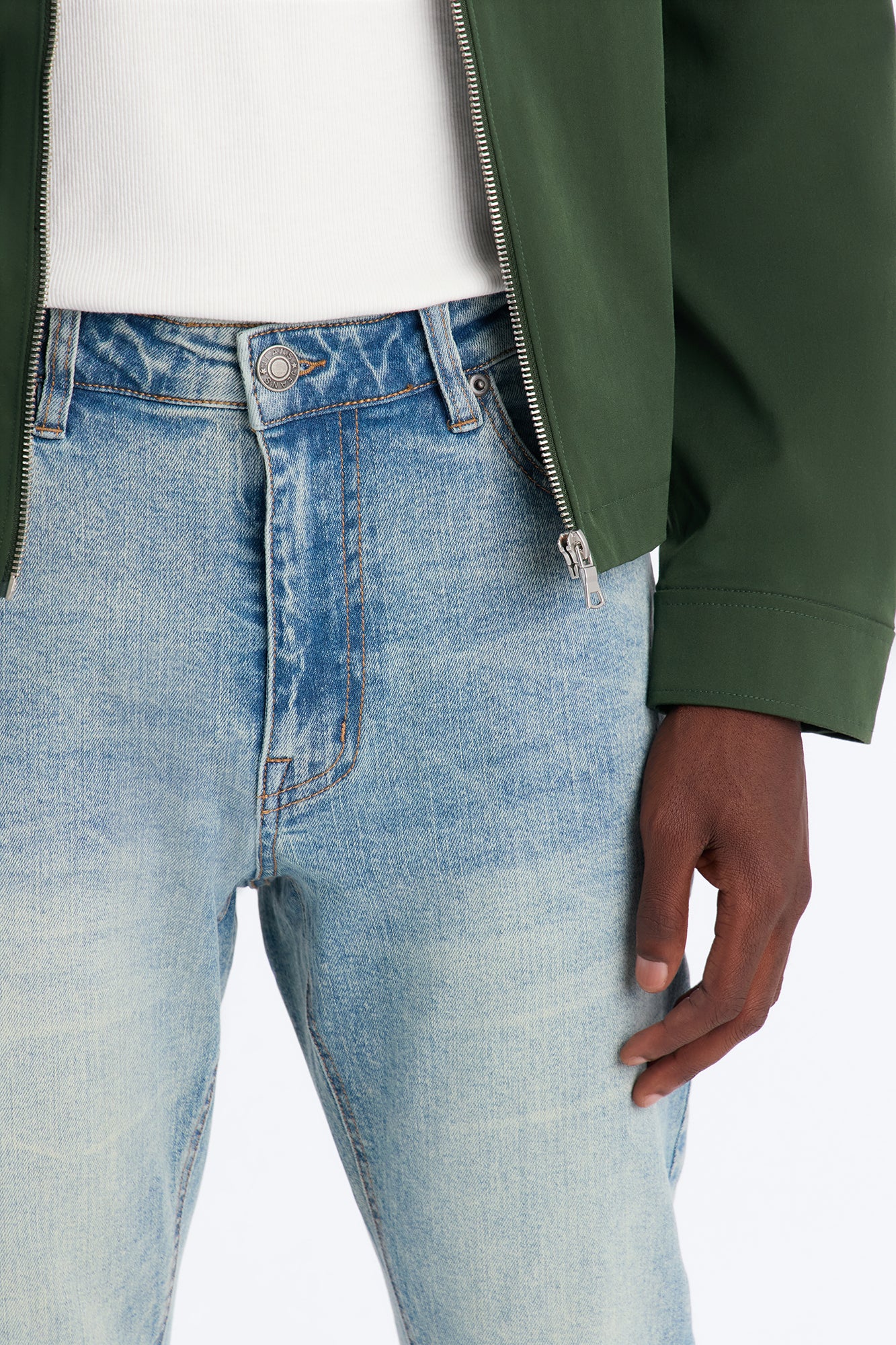 Essential Stacked Skinny Flare Stretch Jean - Vintage Wash