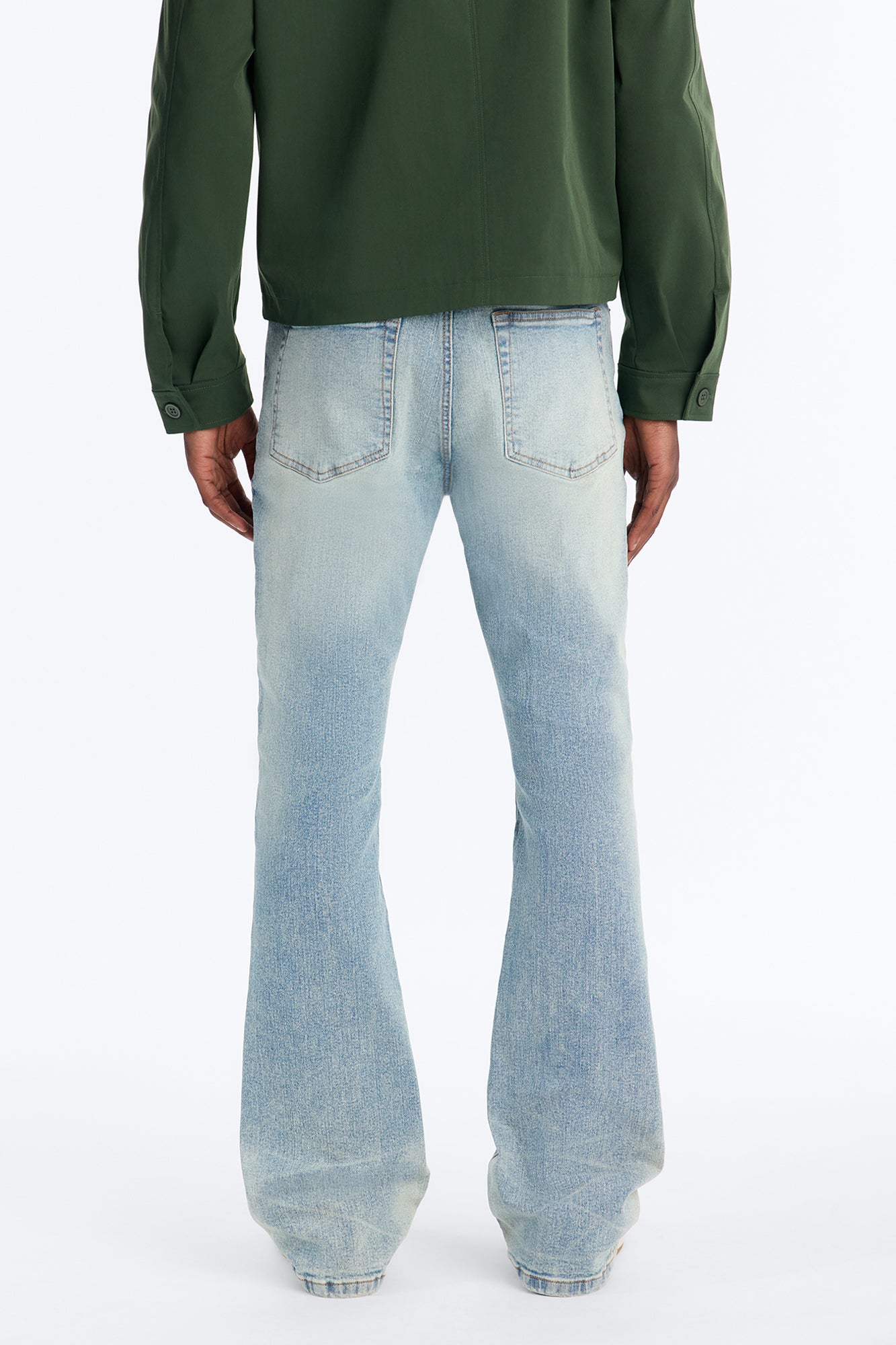 Essential Stacked Skinny Flare Stretch Jean - Vintage Wash