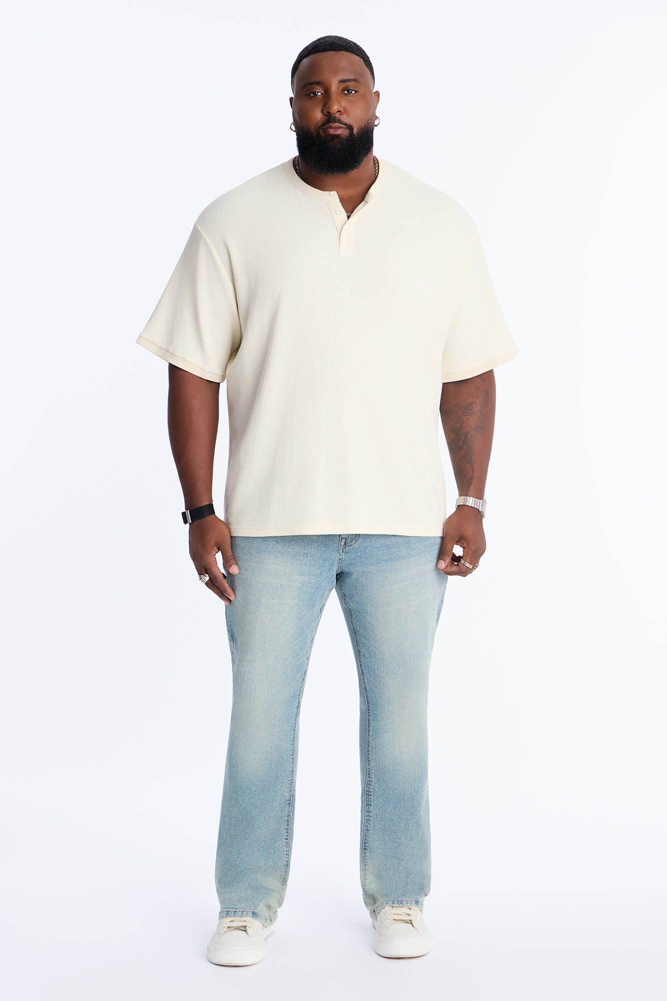 Essential Stacked Skinny Flare Stretch Jean - Vintage Wash