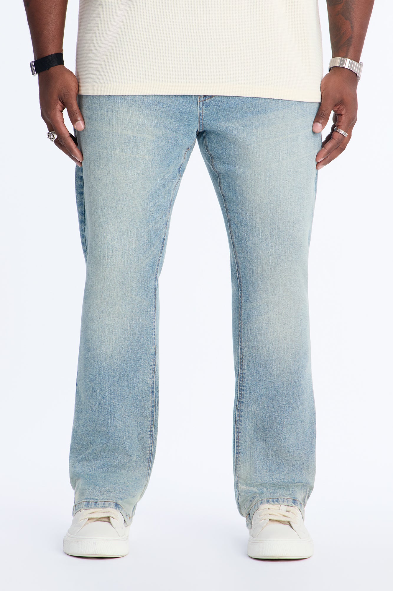 Essential Stacked Skinny Flare Stretch Jean - Vintage Wash