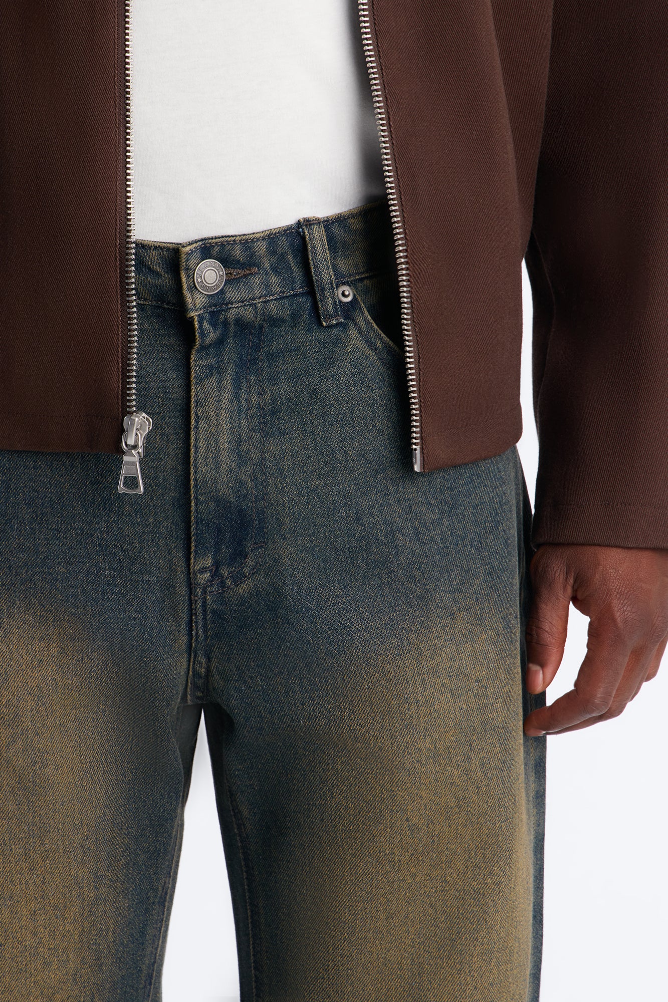 Essential Straight Rigid Jean - Stone Blue Wash