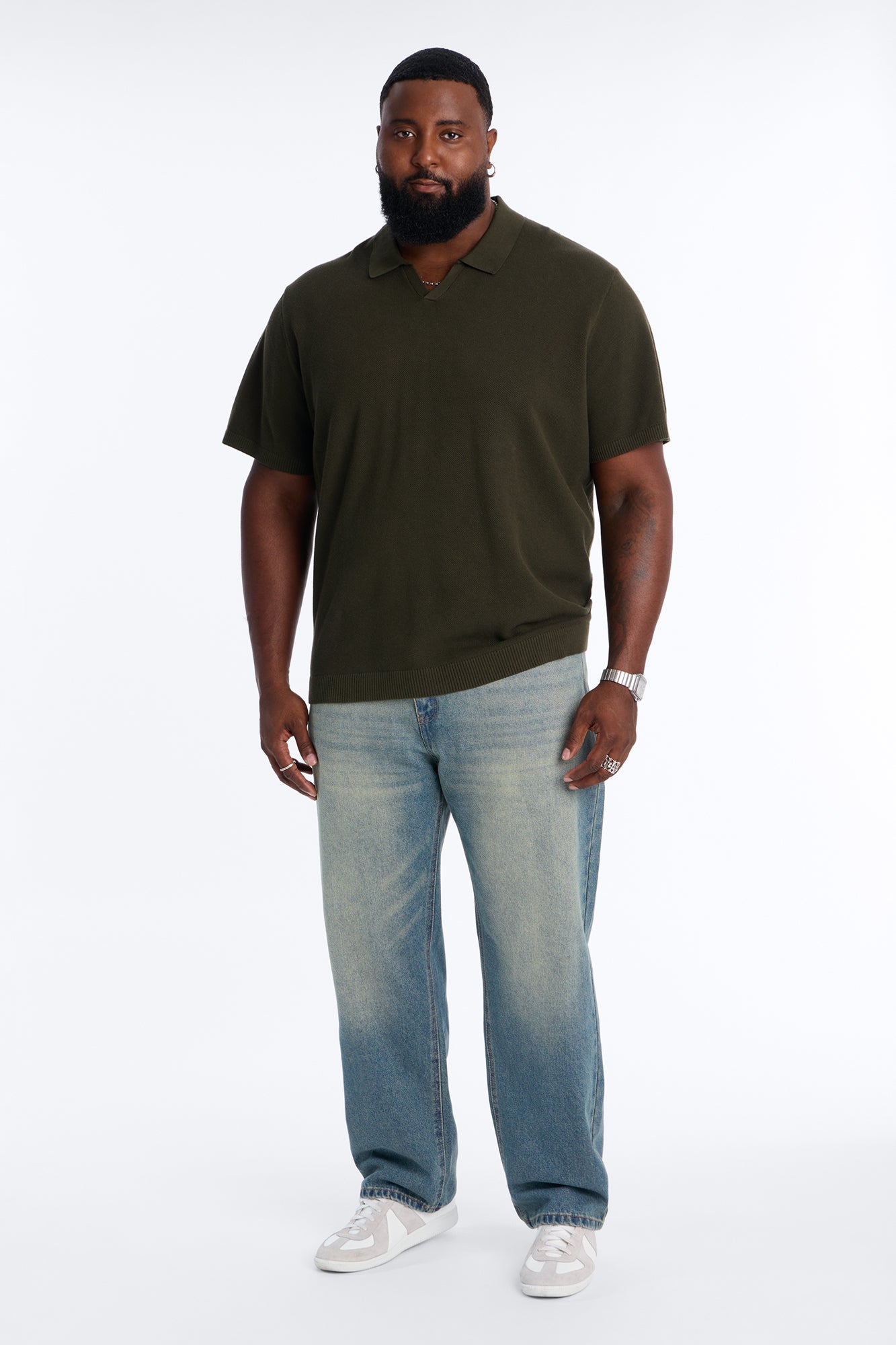 Essential Straight Rigid Jean - Vintage Blue Wash
