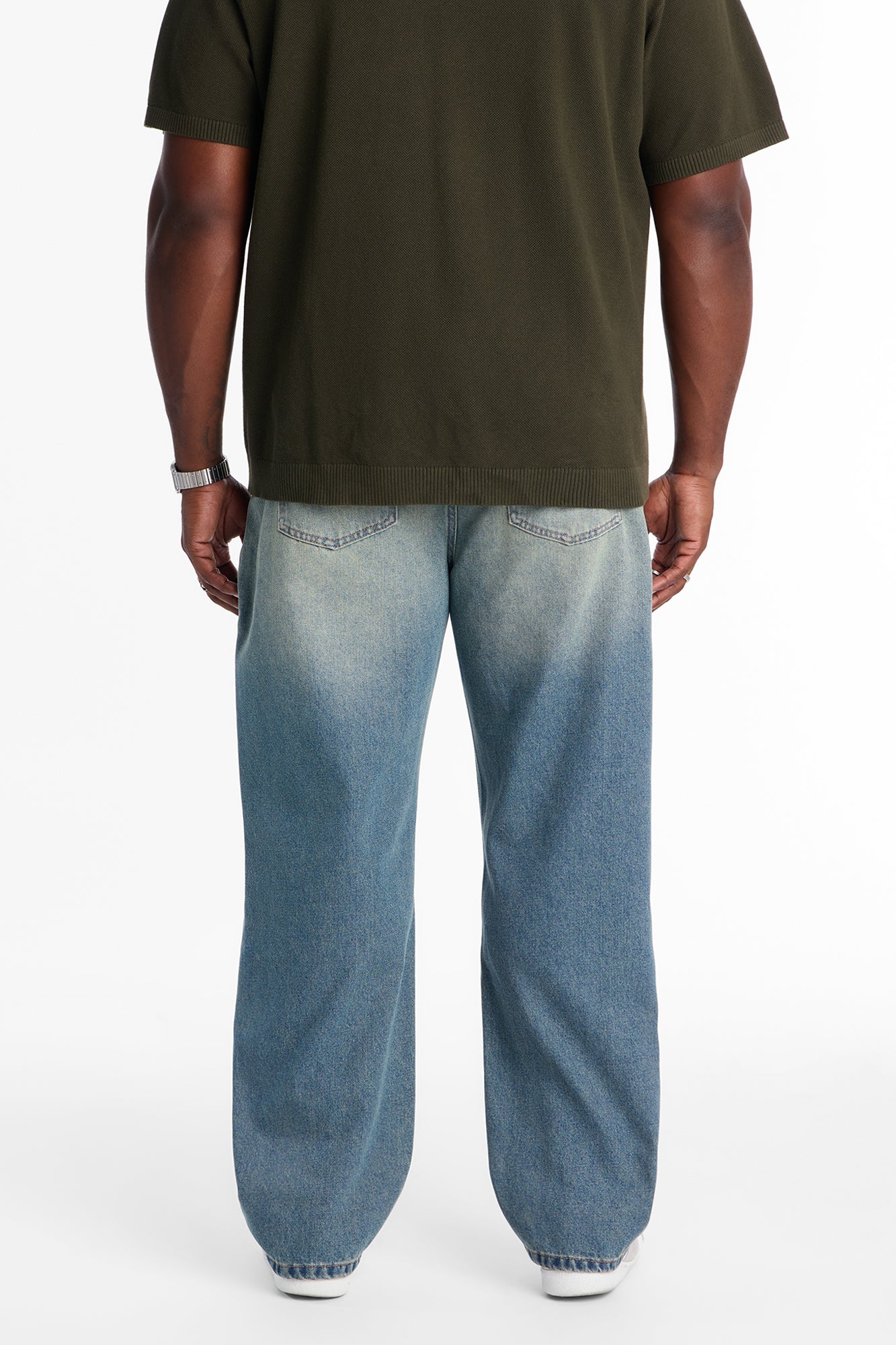 Essential Straight Rigid Jean - Vintage Blue Wash