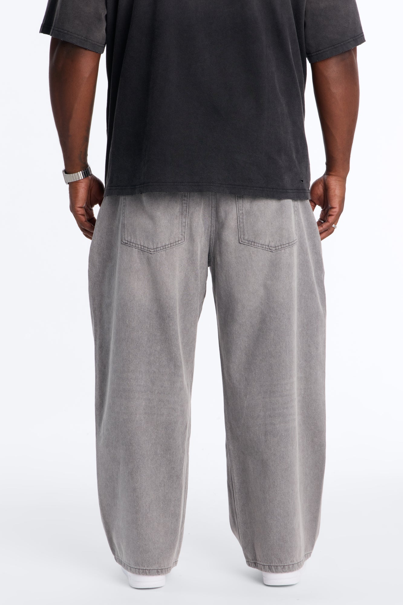 Essential Baggy Rigid Jean - Dark Grey